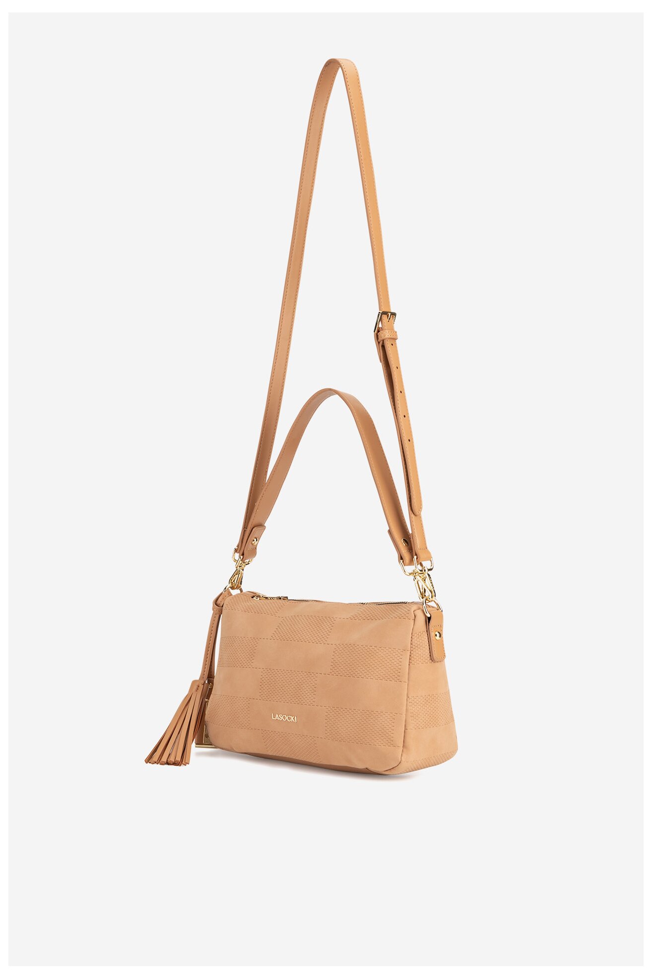 Дамска чанта Lasocki LSK-K-043-06 КАМЕЛ
