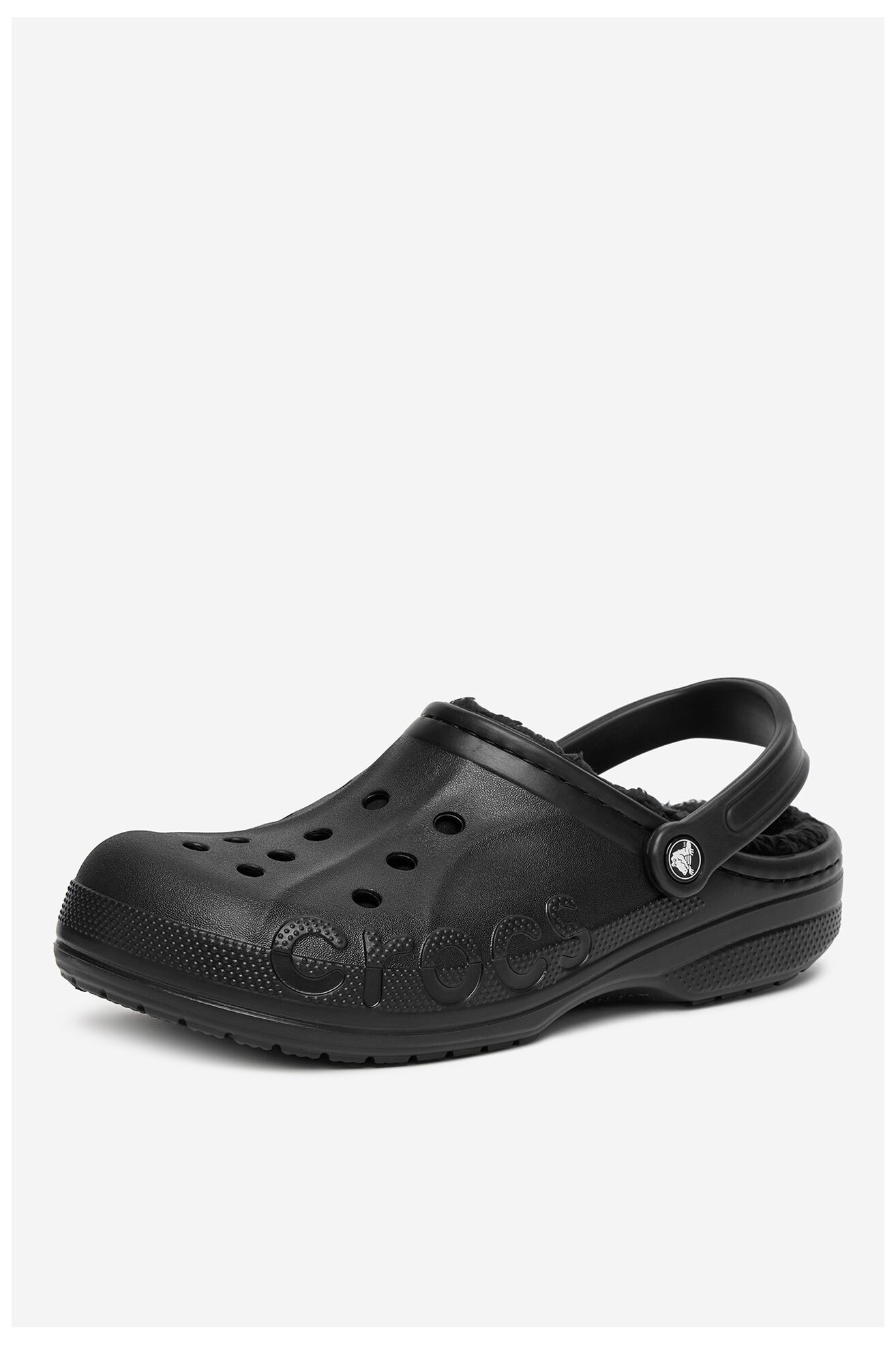 Uszodai papucs Crocs C-BAYA LINED CLOG 205969-060 FEKETE