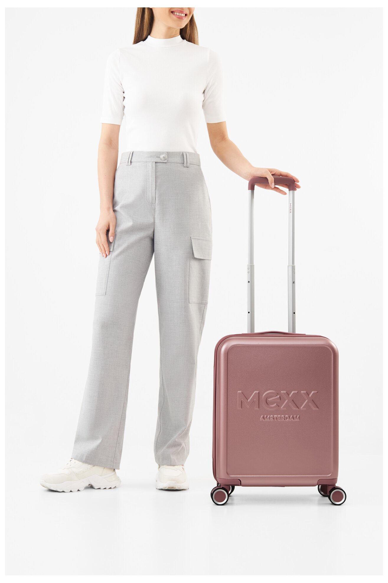 Walizka Mexx MEXX-S-033-05 PINK Różowy