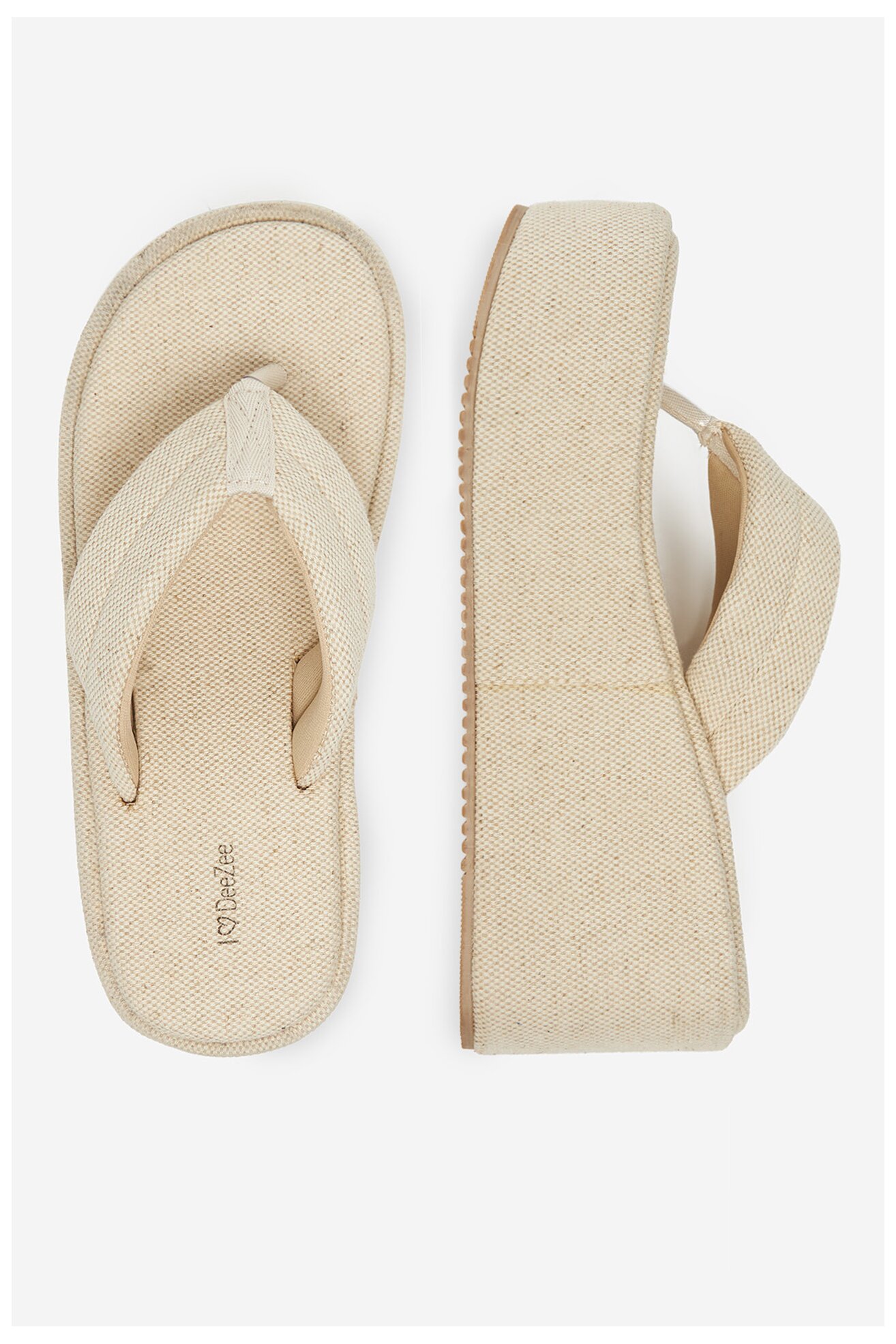 Klapki DeeZee CT0718-1 Beżowy