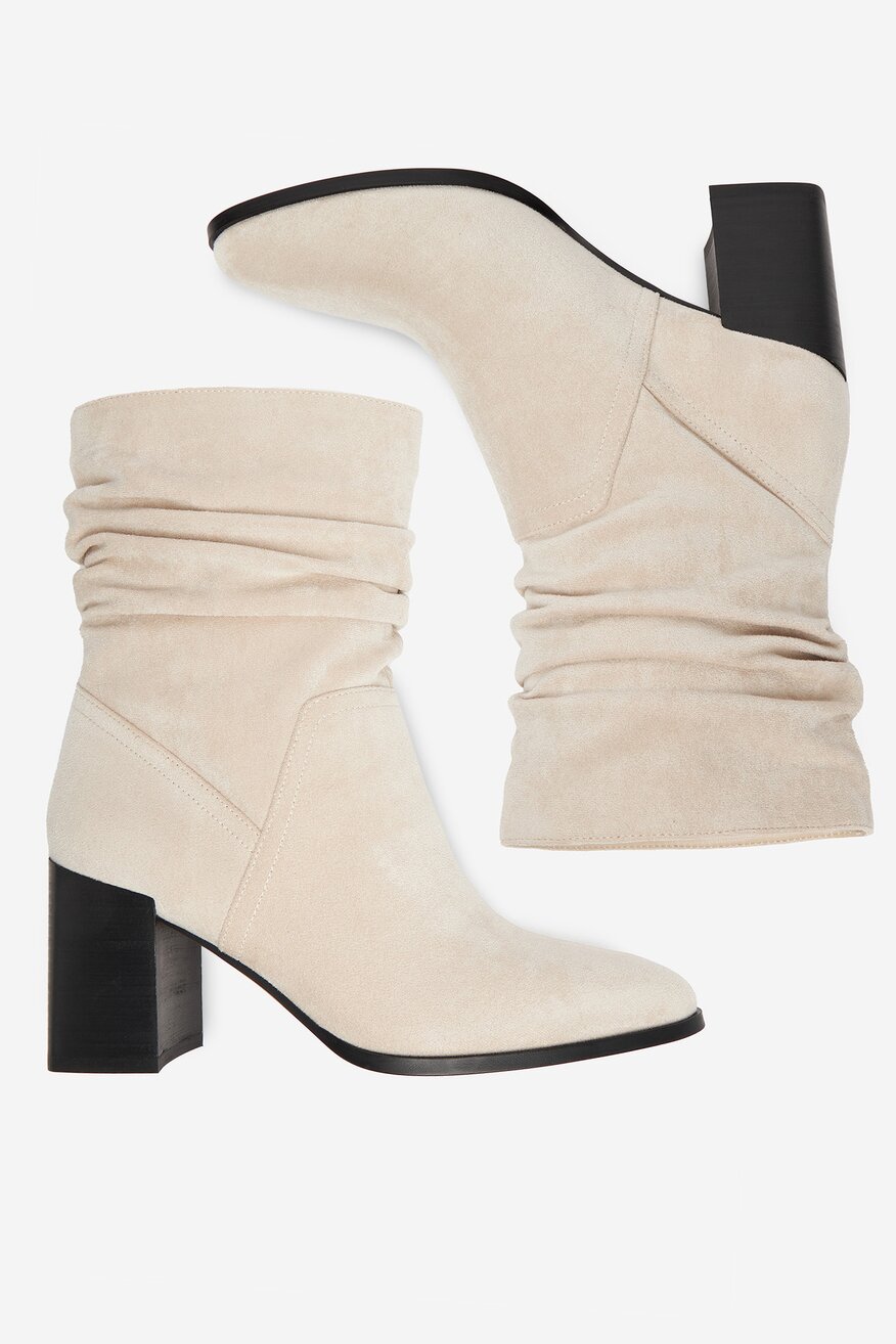Kotníková obuv NINE WEST BÉŽOVÁ - 5906751329191