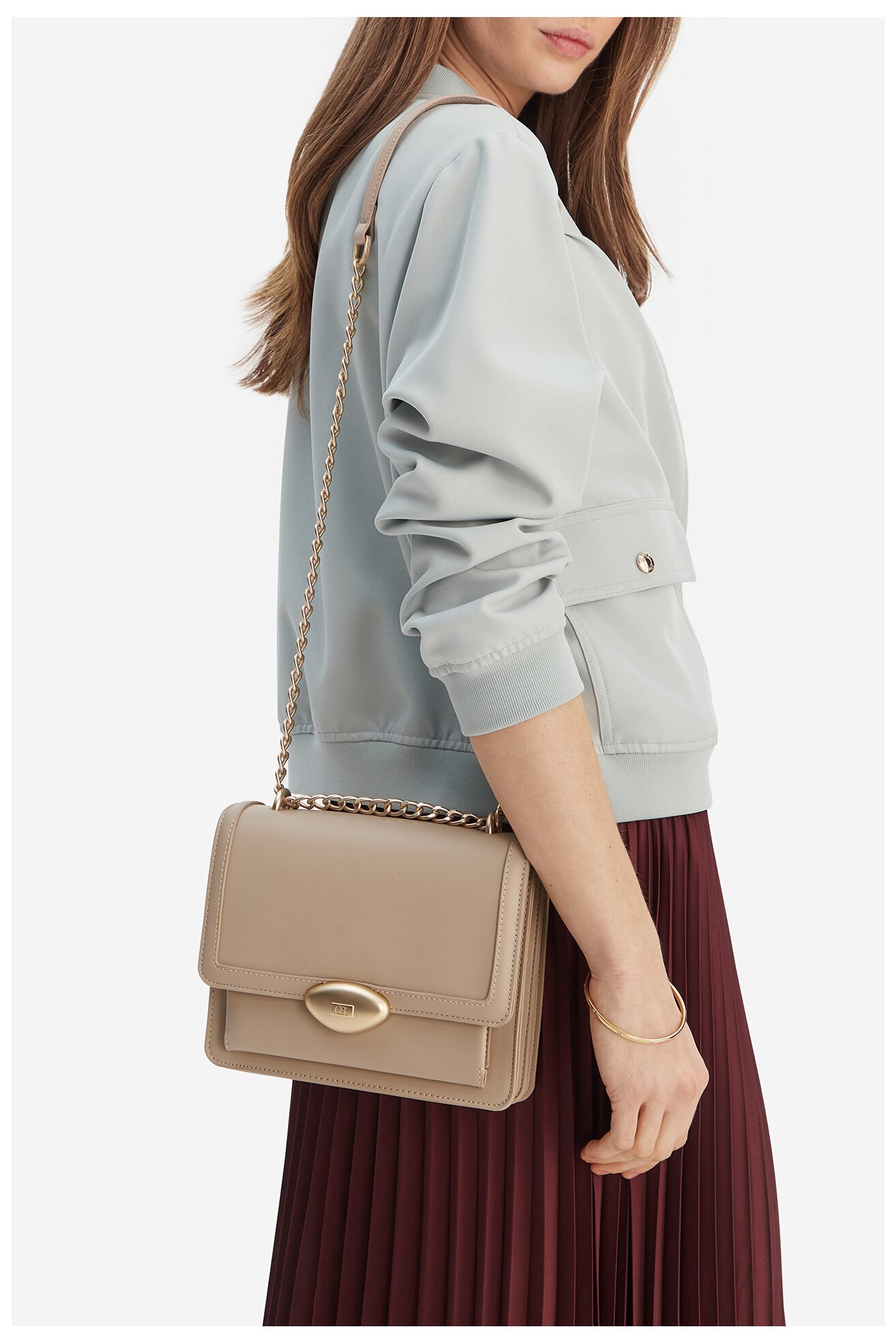 Torebka Gino Rossi EO-KY129 Beżowy