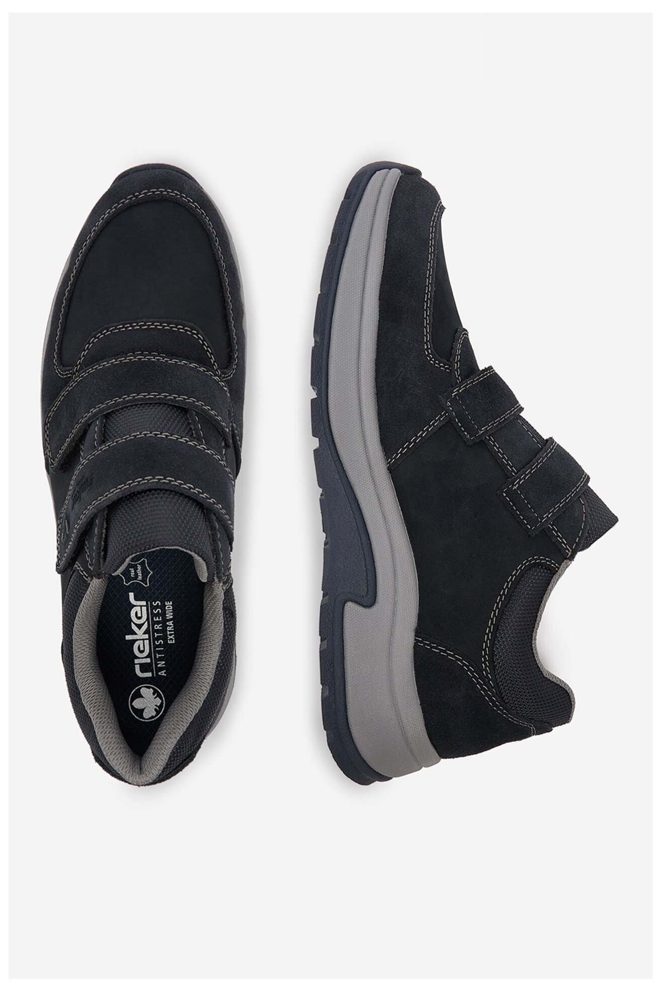 Polobotka Rieker 11051-14 BLANKYTNĚ MODRÁ