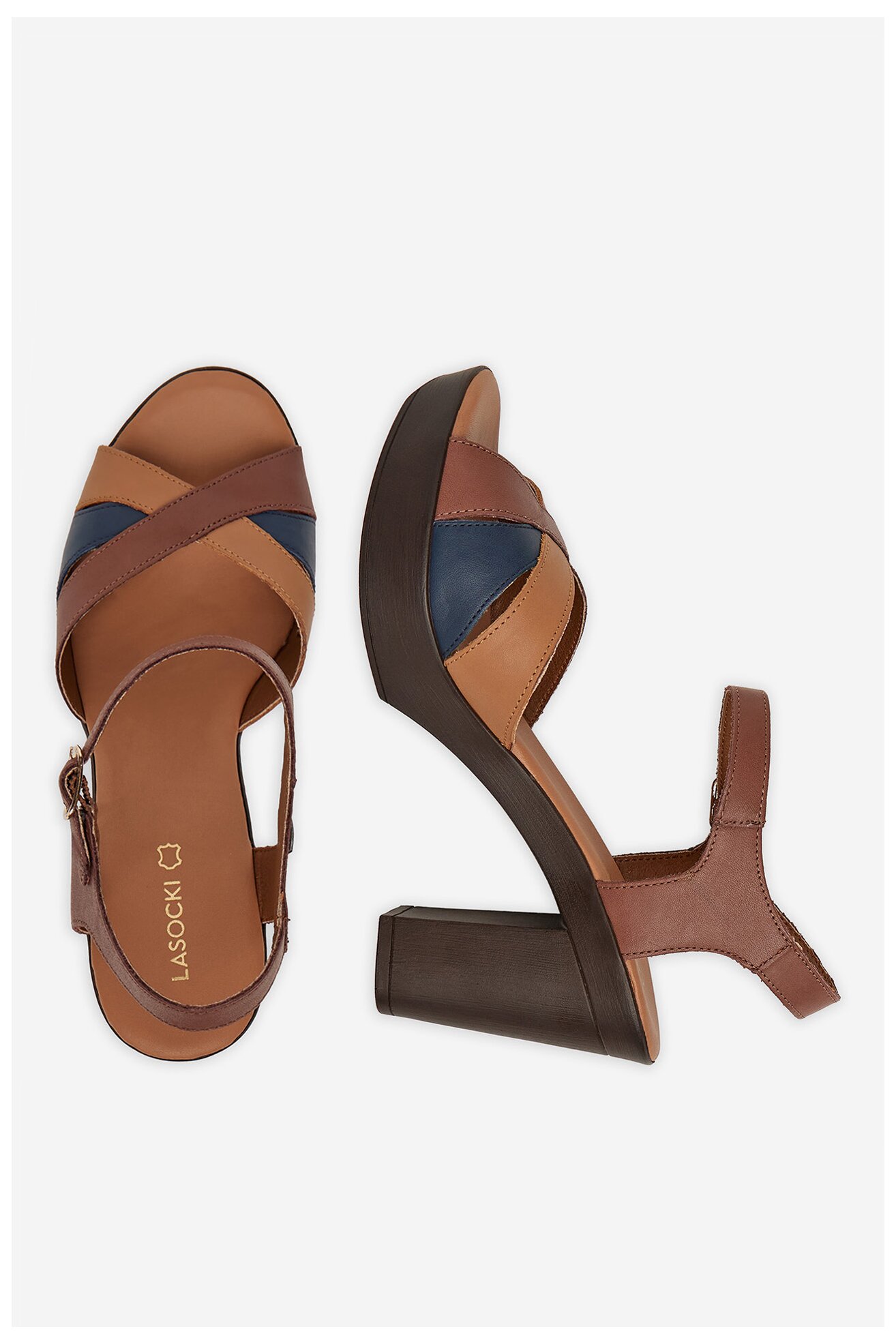 Сандалі Lasocki CEO-EST-2025N-16 ВЕРБЛЮЖИЙ