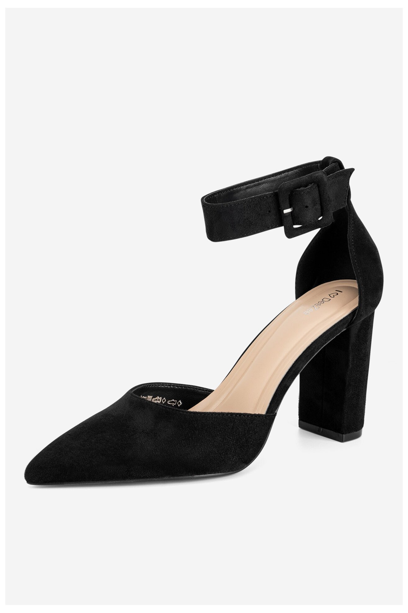 Lodičky DeeZee LH230312-5 ČERNÁ