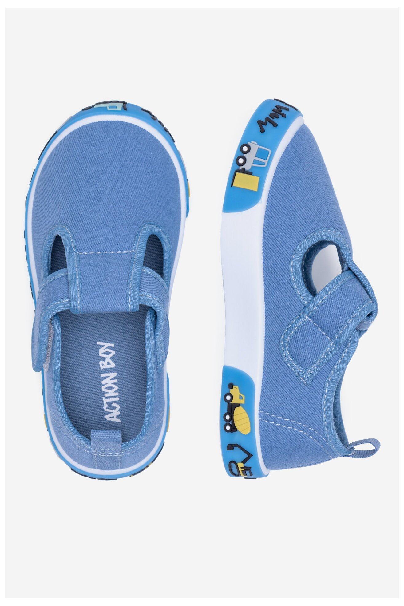 Kapcie Action Boy CF2500-3(CH) Niebieski