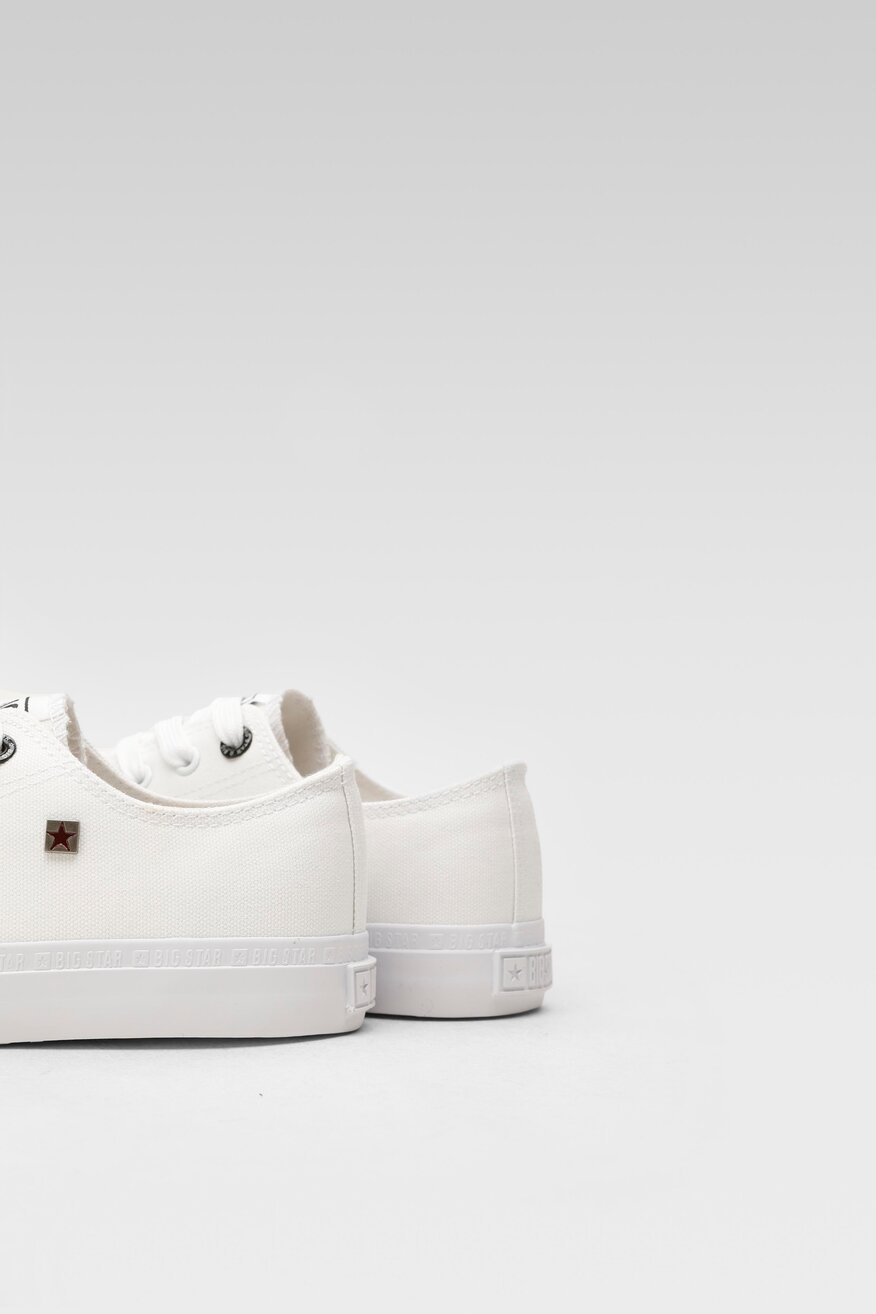 Big Star - Trampki pastelowe białe - 5904248193942