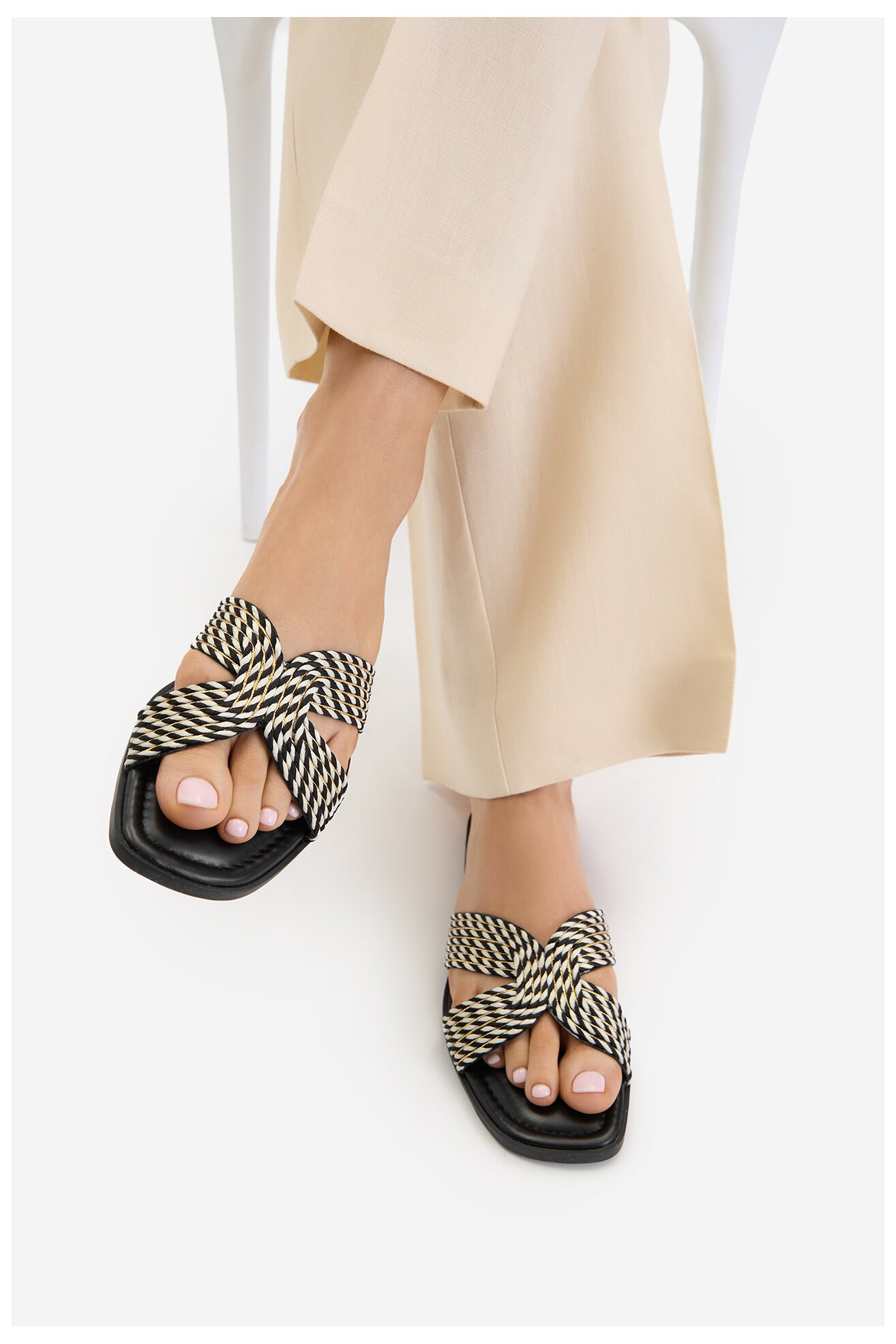 Klapki Jenny CEO-R26SS09215 Czarny