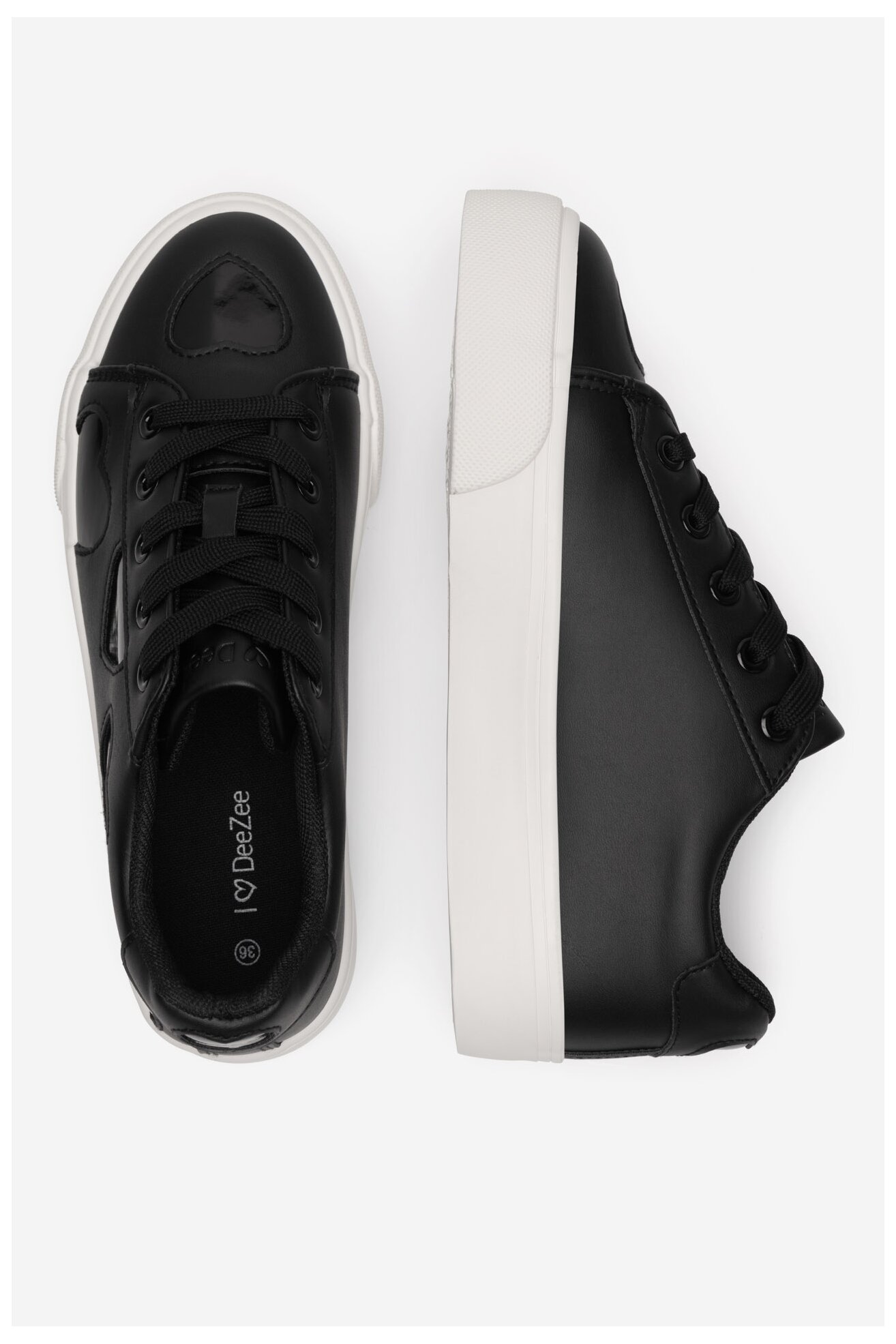 Vászoncipő DeeZee CSS20531-01 FEKETE
