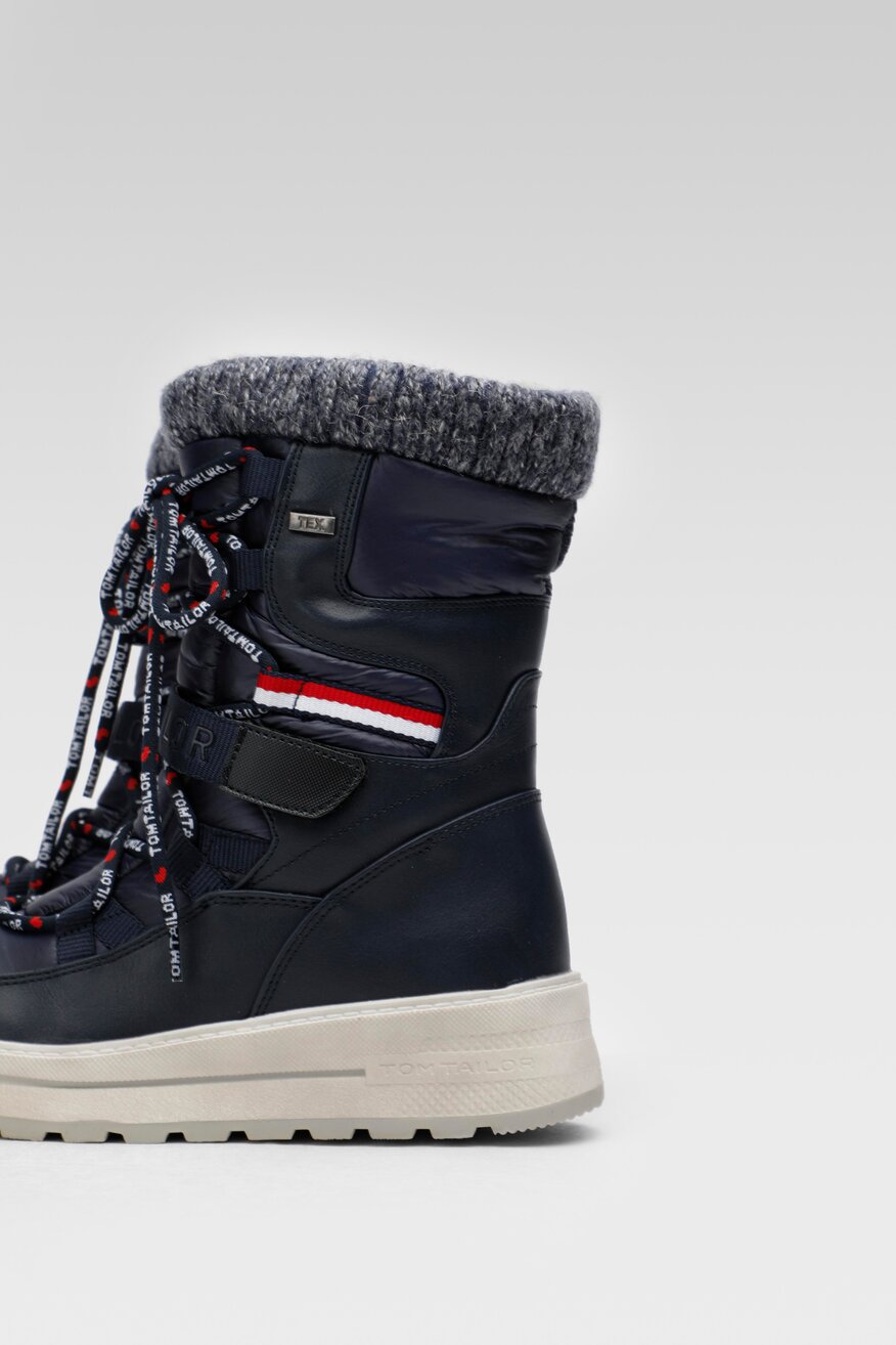 
                Tom Tailor - Kozaki granatowe - 5904862155005