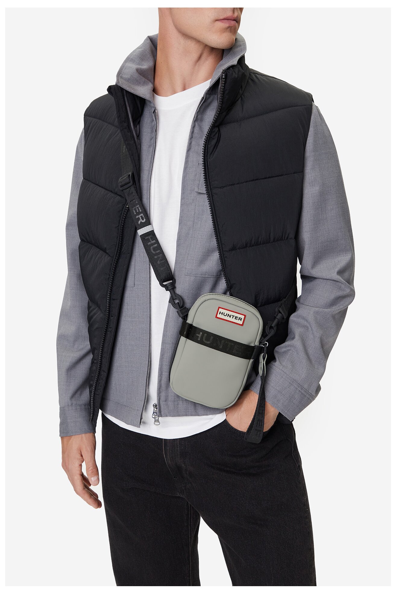 Сумка Чоловіча HUNTER C-HTR-XC-003-08 СІРИЙ