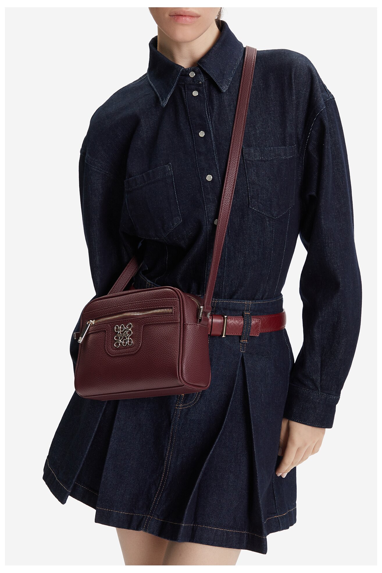 Torebka NINE WEST CEO-LA374-4357 Bordowy