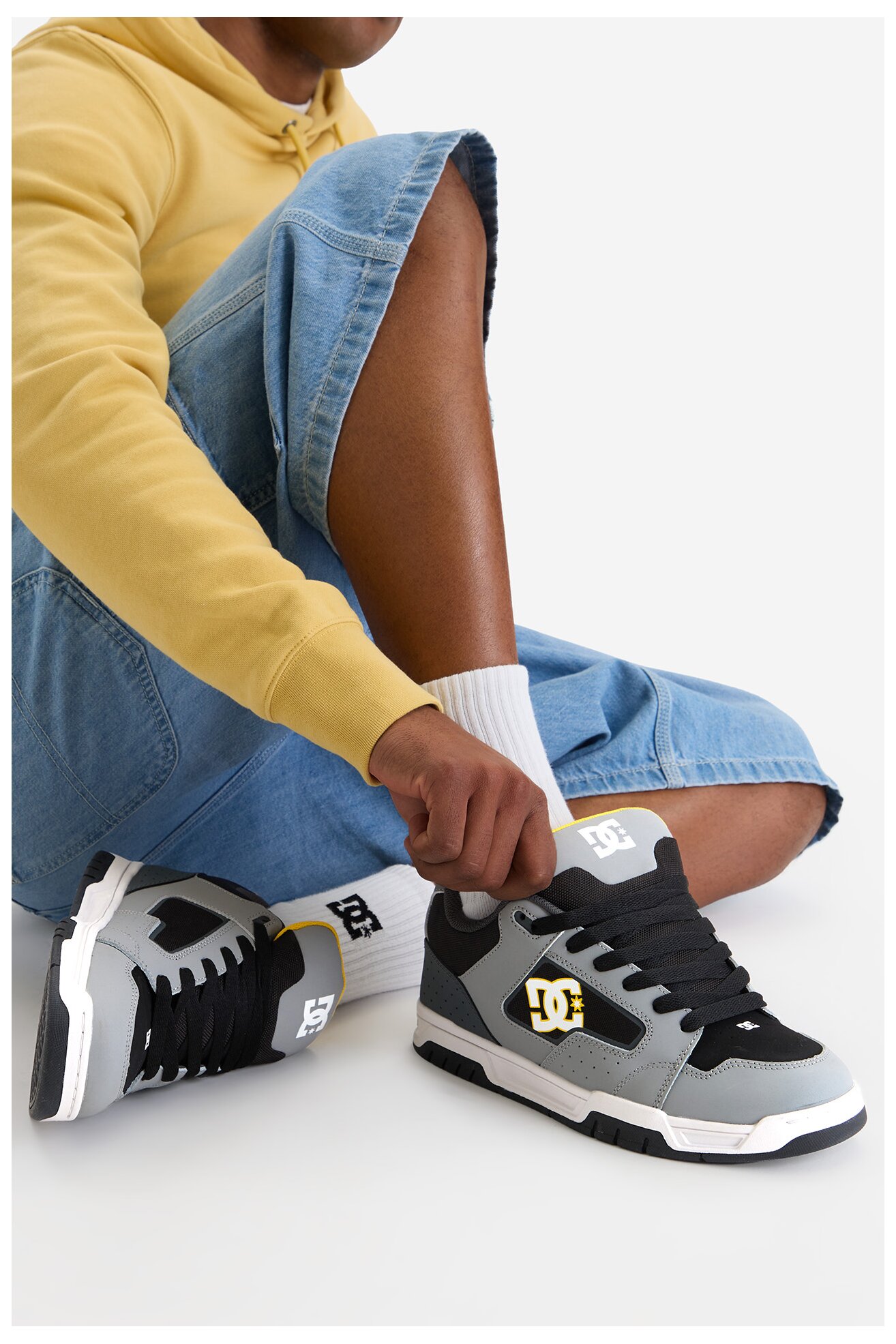 Кросівки спортивні DC Shoes EO-C COILER DC03011026 СІРИЙ