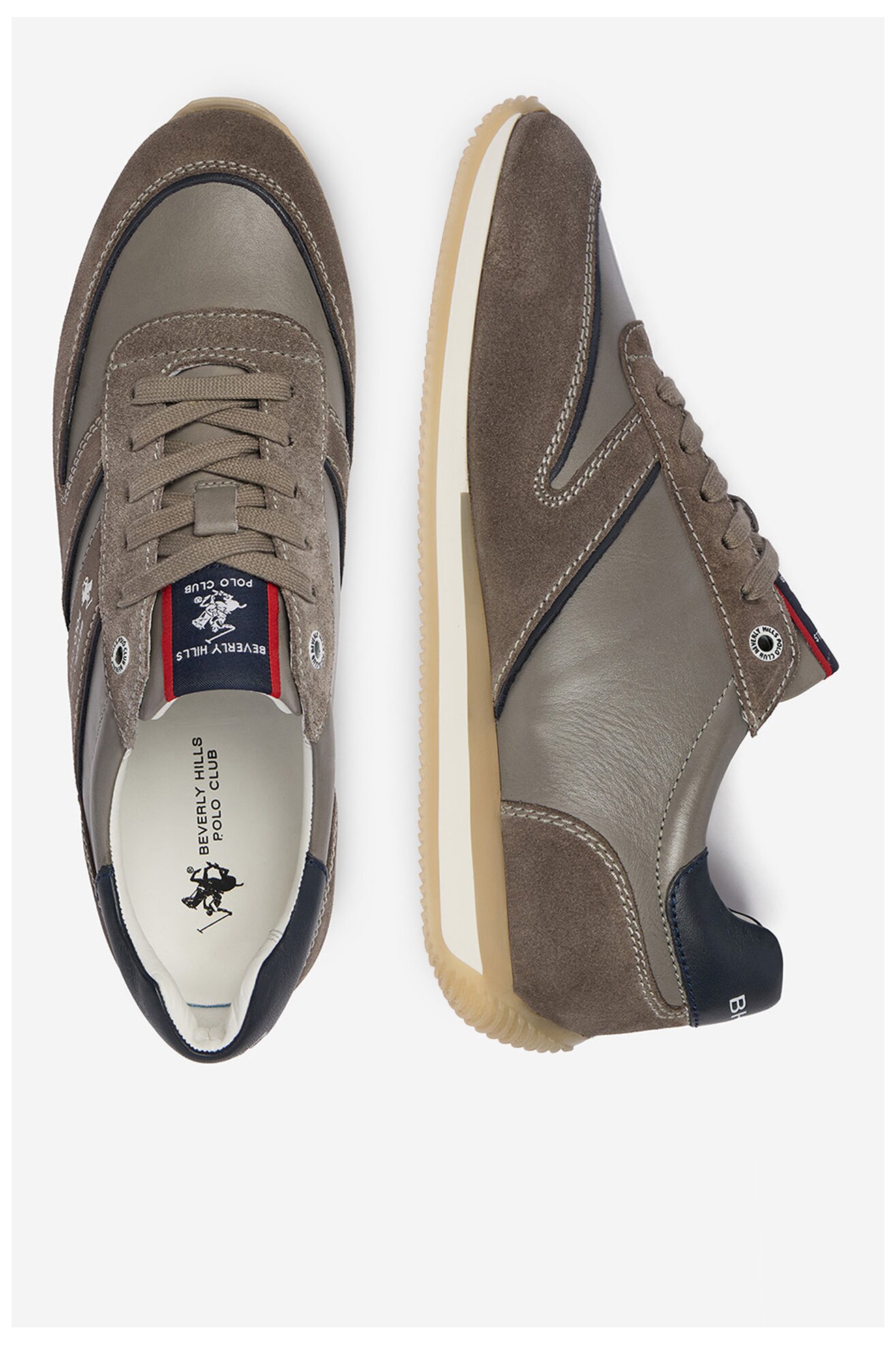 Sneakers Beverly Hills Polo Club EO-SCOTT-12 MI08 Szary