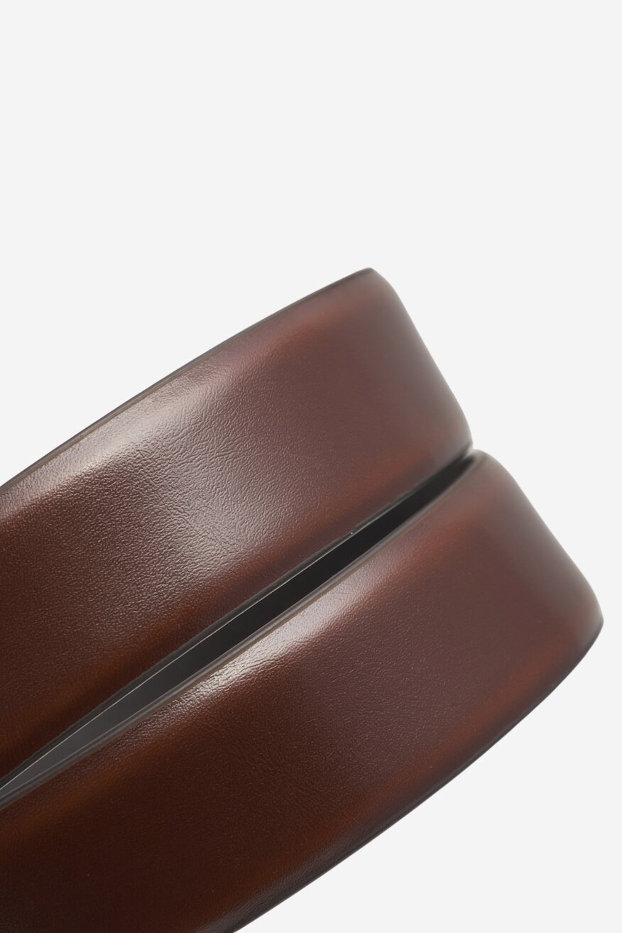 
                Lasocki - Pasek męski skórzany - 5905588406457