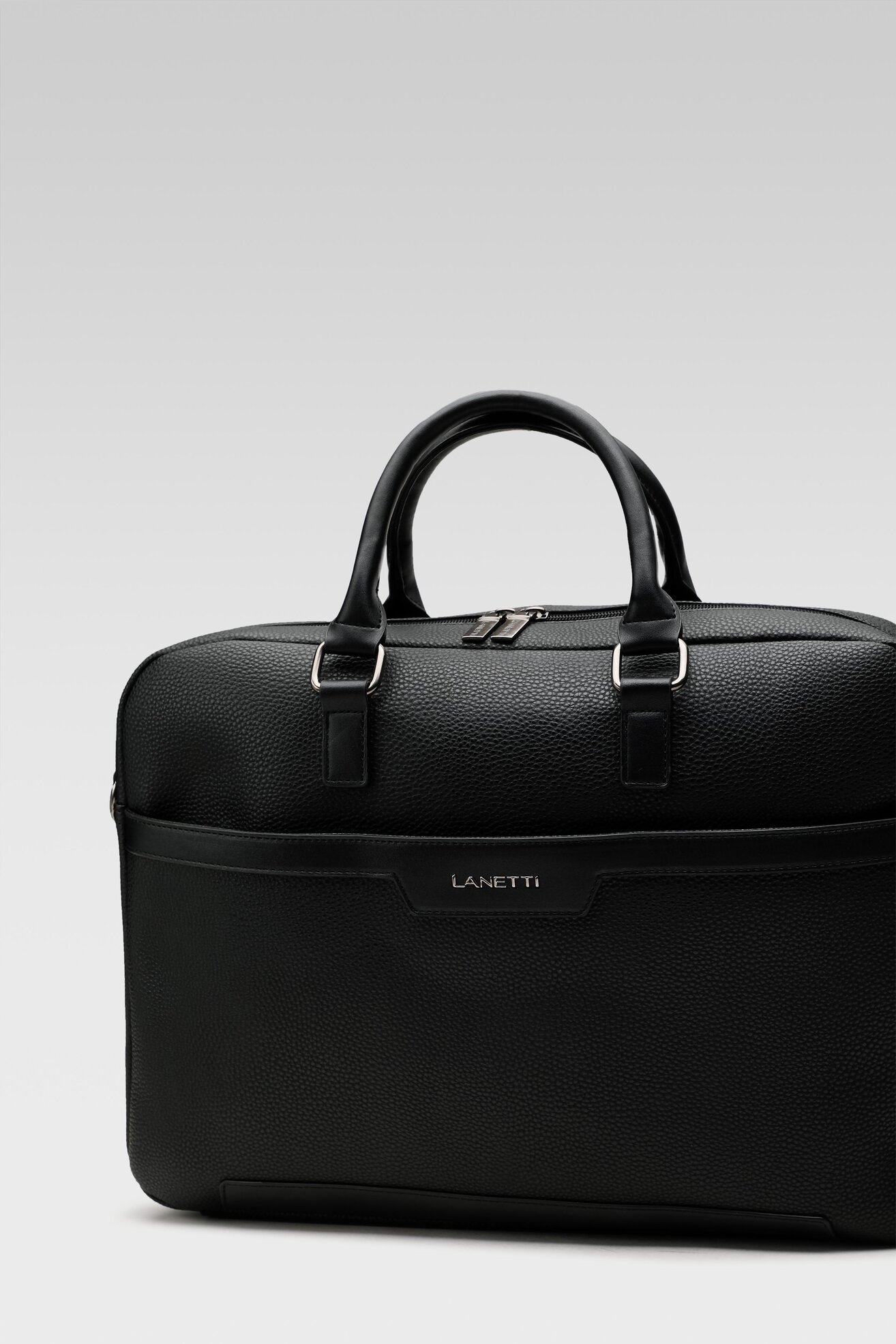 Torba męska Lanetti BMM-U-032-10-09 Czarny