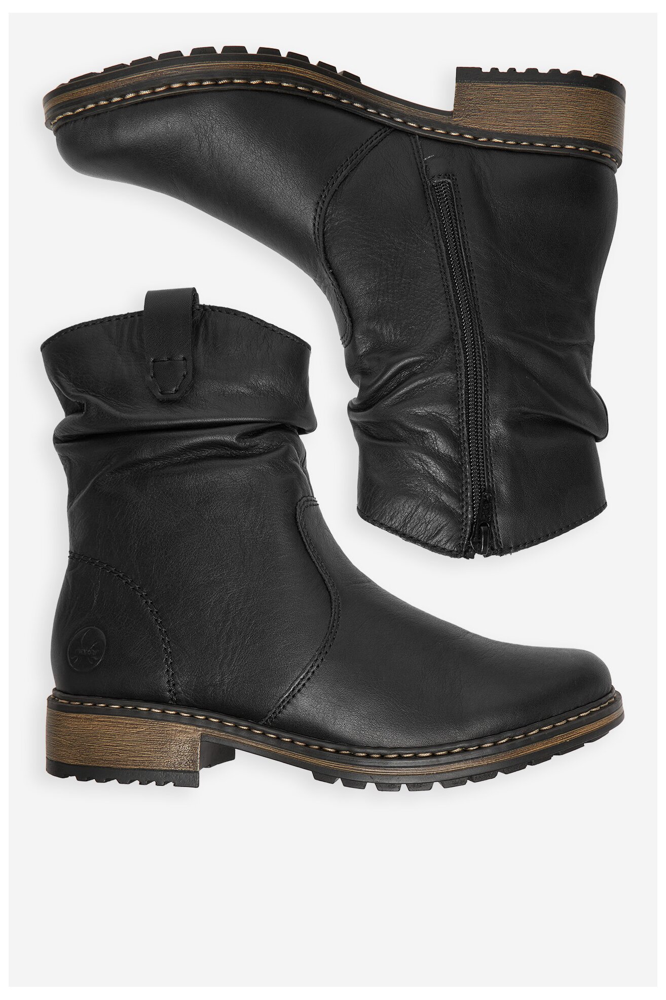 Ghete Rieker Z6883-00 NEGRU