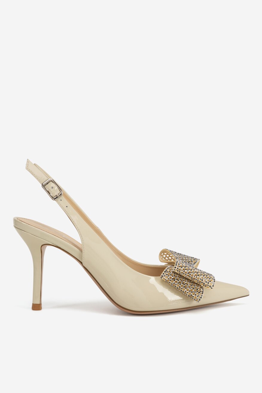 EVA MINGE - Czółenka skórzane - 5903419833298