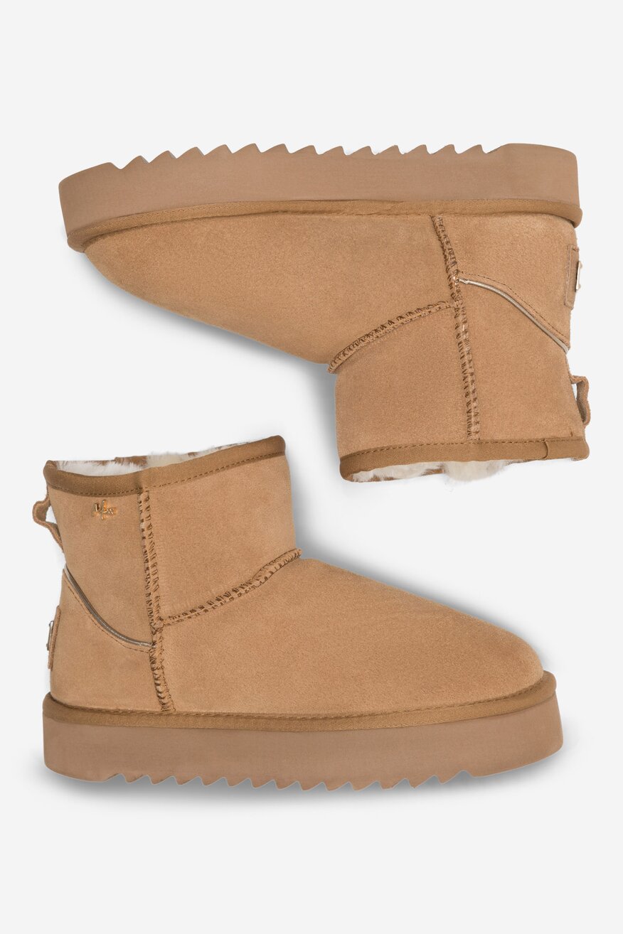 Mexx - Botki skórzane ocieplane - 2230056482408