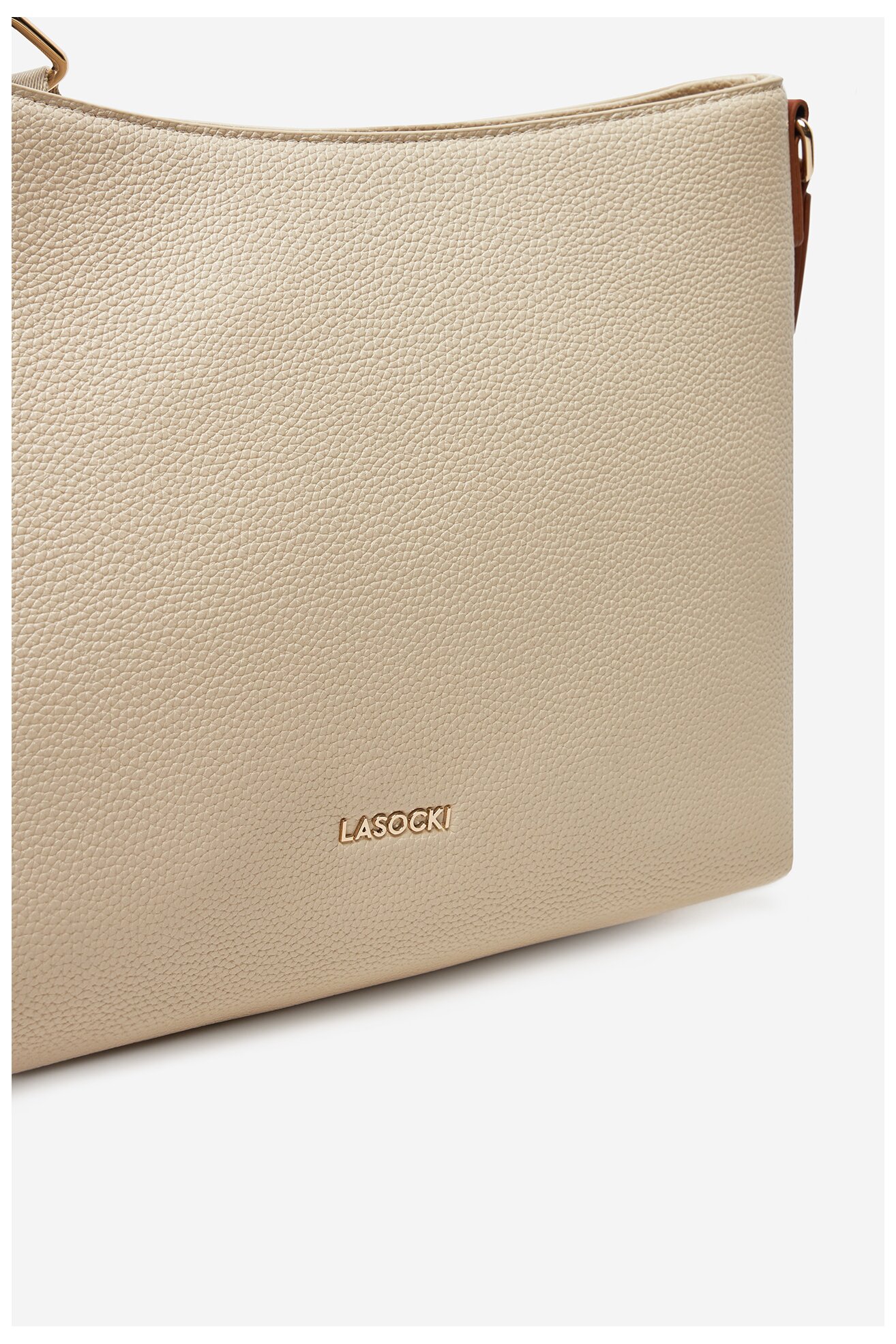 Kézitáska Lasocki LSK-O-007-07 CSONTSZÍNŰ