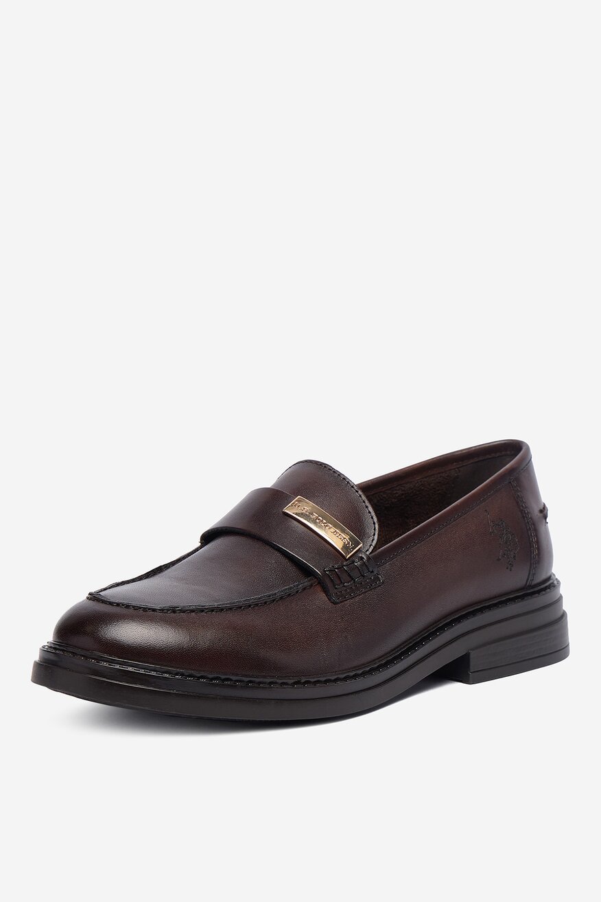 
                U.S. POLO ASSN. - Loafersy skórzane - 5907964012603