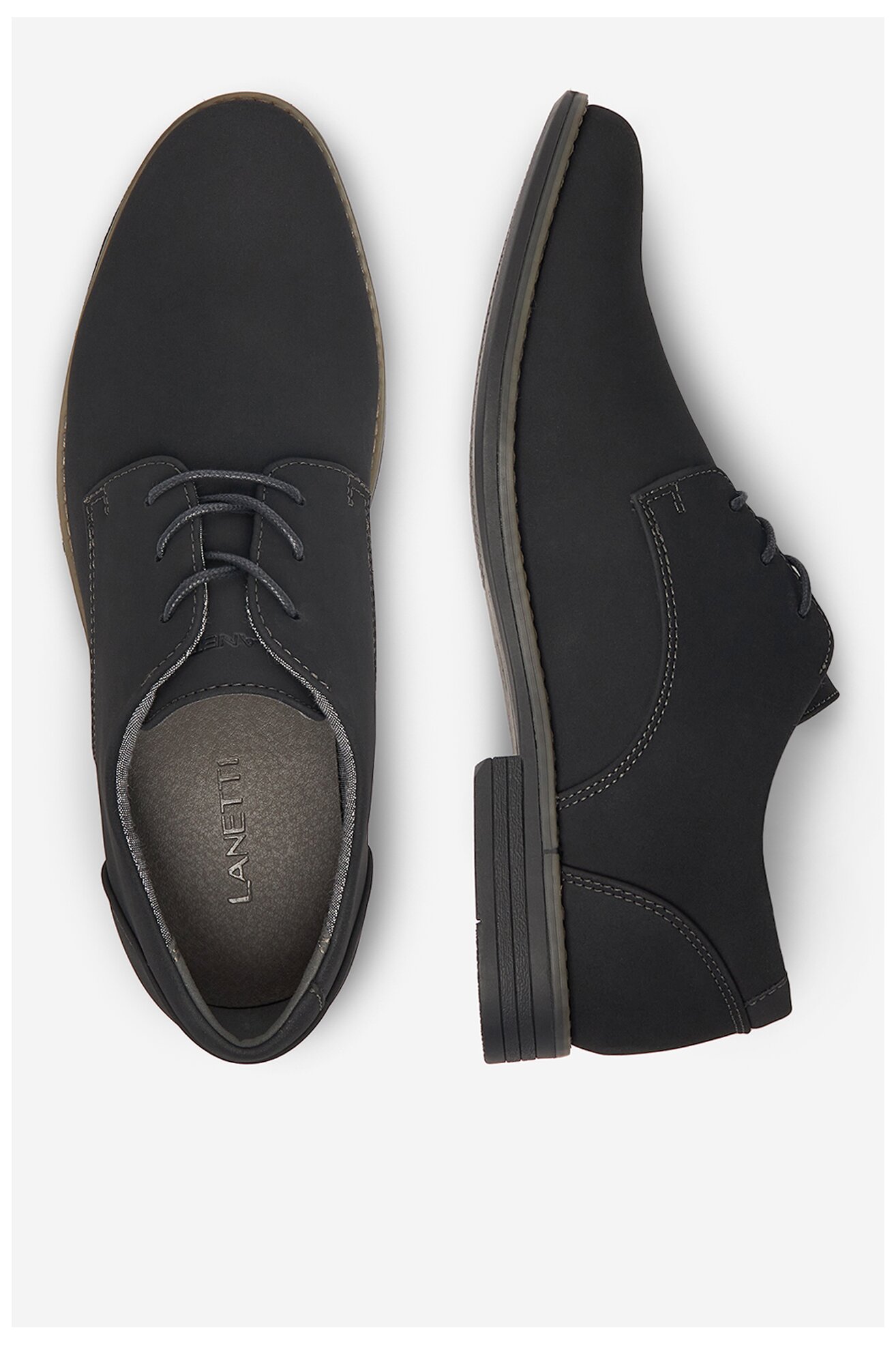 Półbuty Lanetti CEO-VEGA-01 MBS Czarny