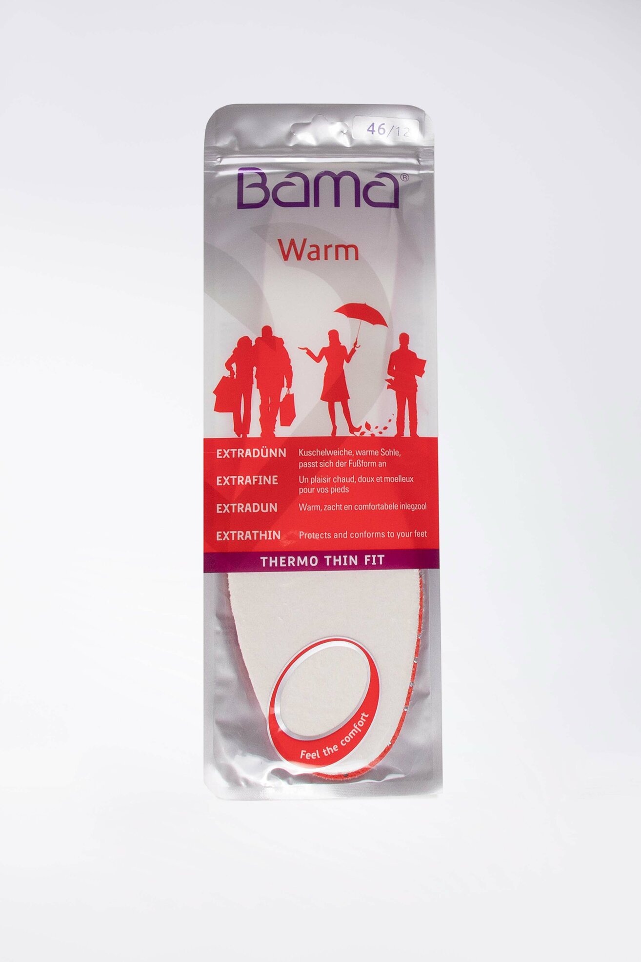 Wkładki do obuwia BAMA Thermo Thin Fit 31000478174 r.46 -