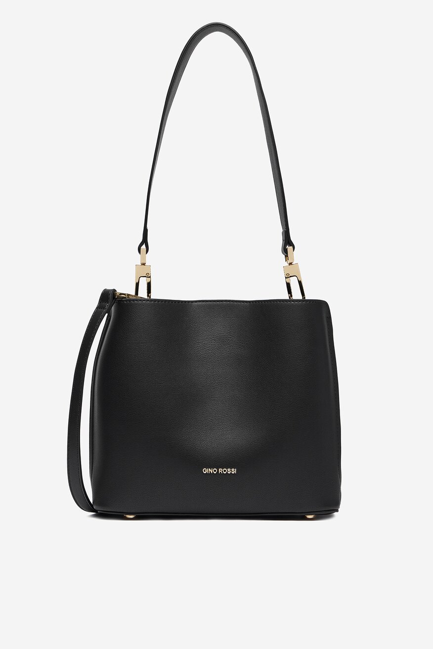 
                Дамска чанта Gino Rossi ЧЕРЕН - 5906751623466