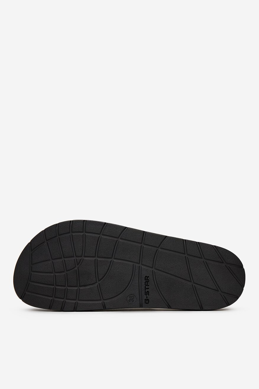 G-STAR RAW - Klapki skórzane na platformie - 5904862332659