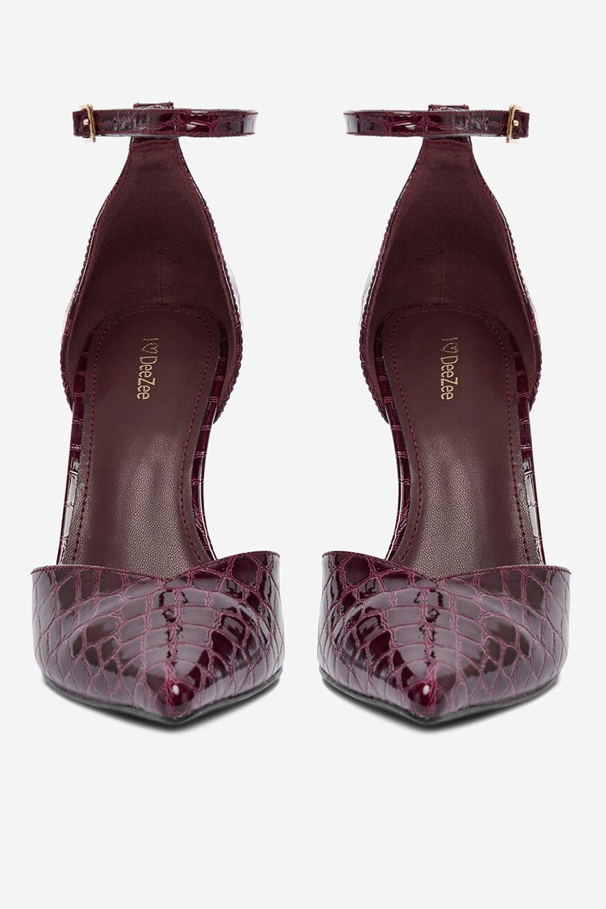 
                Туфлі-Човники DeeZee БОРДОВИЙ - 5906751874608