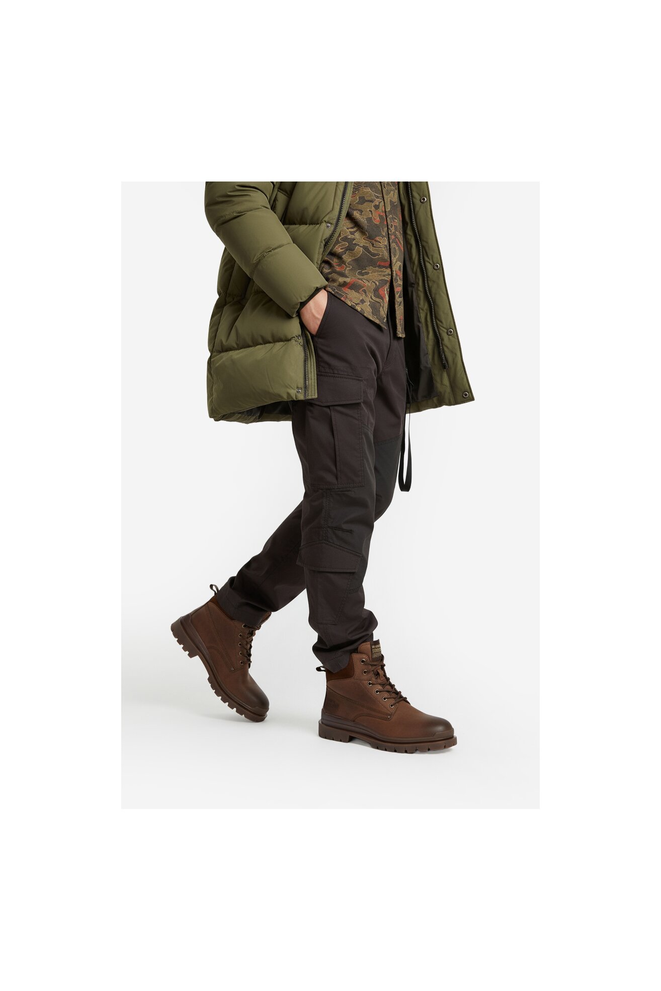 Trzewiki G-STAR RAW CEO-BLAKE-02 MI08 Brązowy ciemny