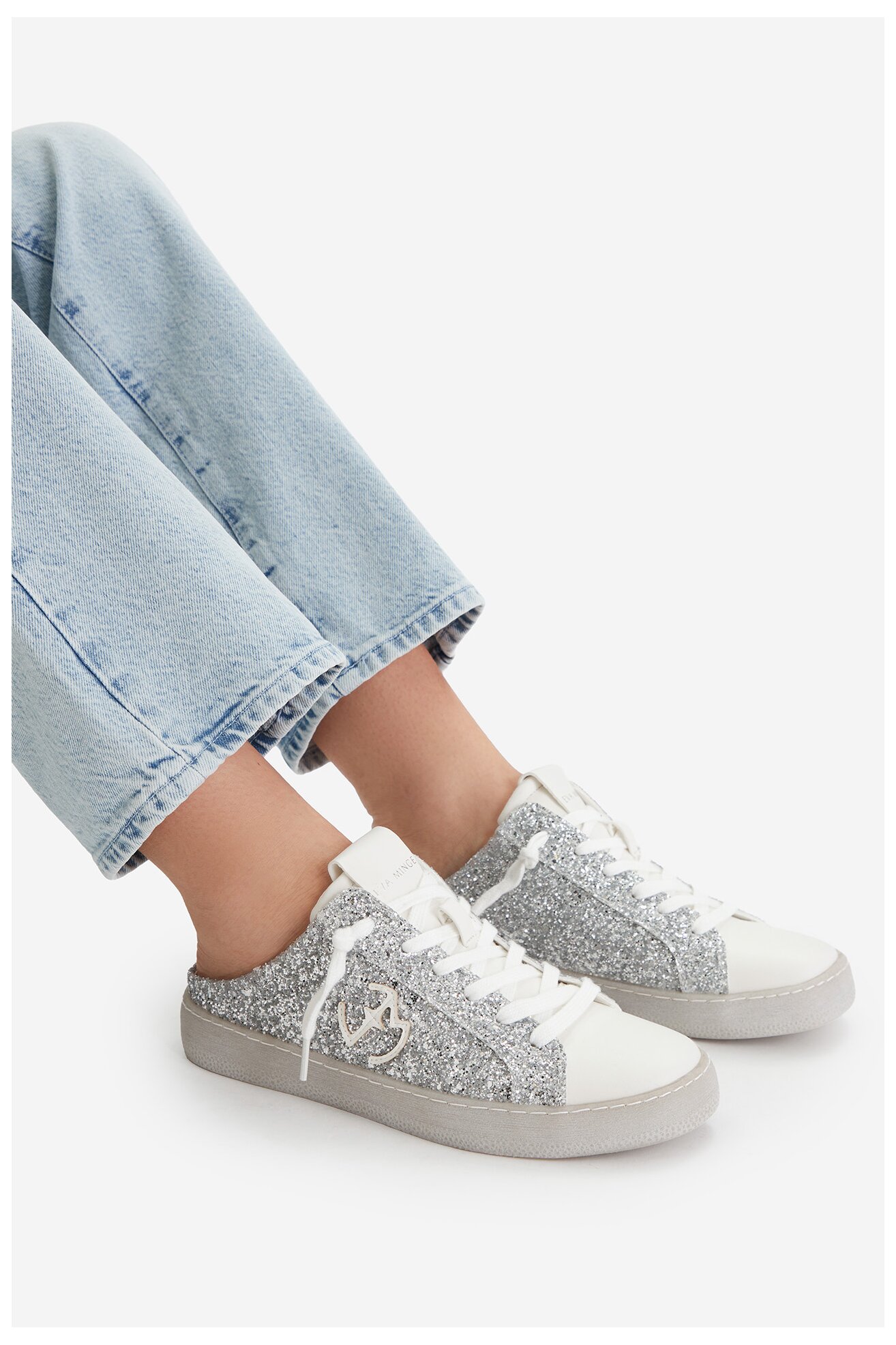 Sneakers EVA MINGE EO-ELLA-WSDR13670-2 Srebrny