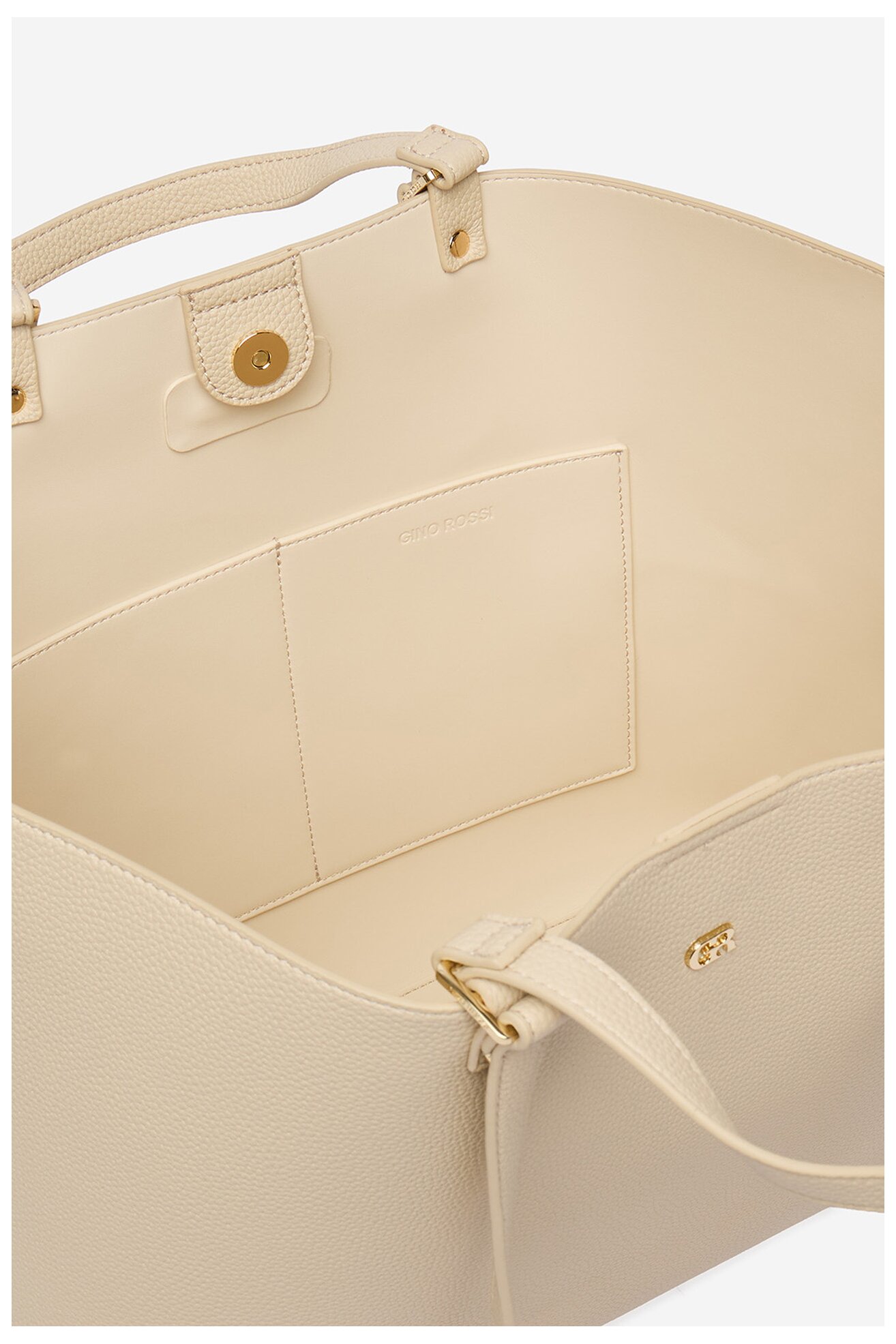 Сумка З Ремінцем Gino Rossi EO-LX10226 ІВОРИ