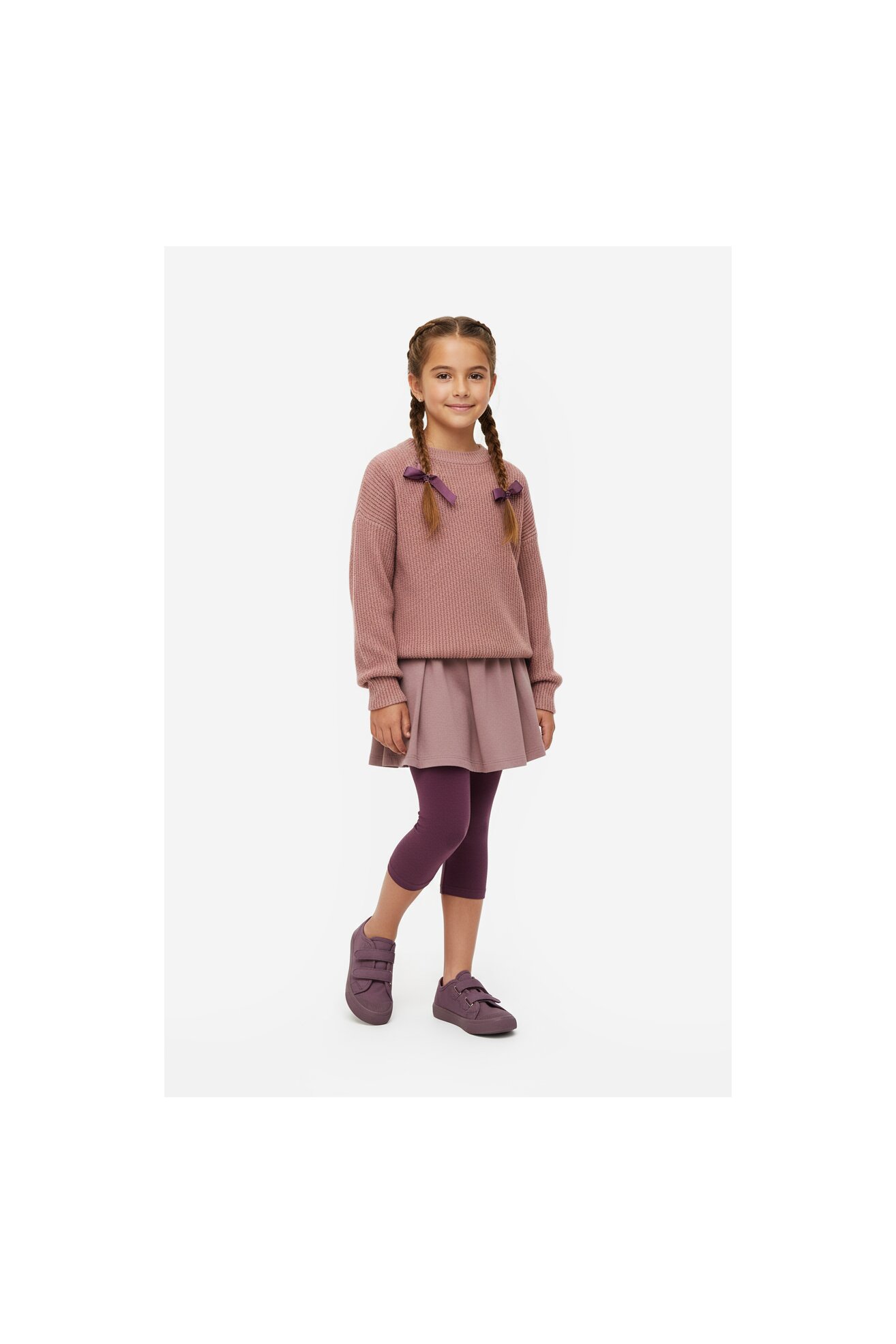 Plátěná obuv DeeZee CEO-CSS20535-03 FIALOVÁ