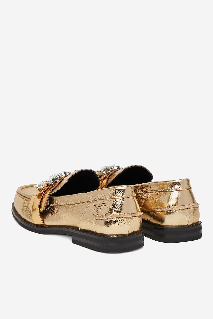 
                Мокасини EVA MINGE ЗЛАТИСТ - 5903419851766