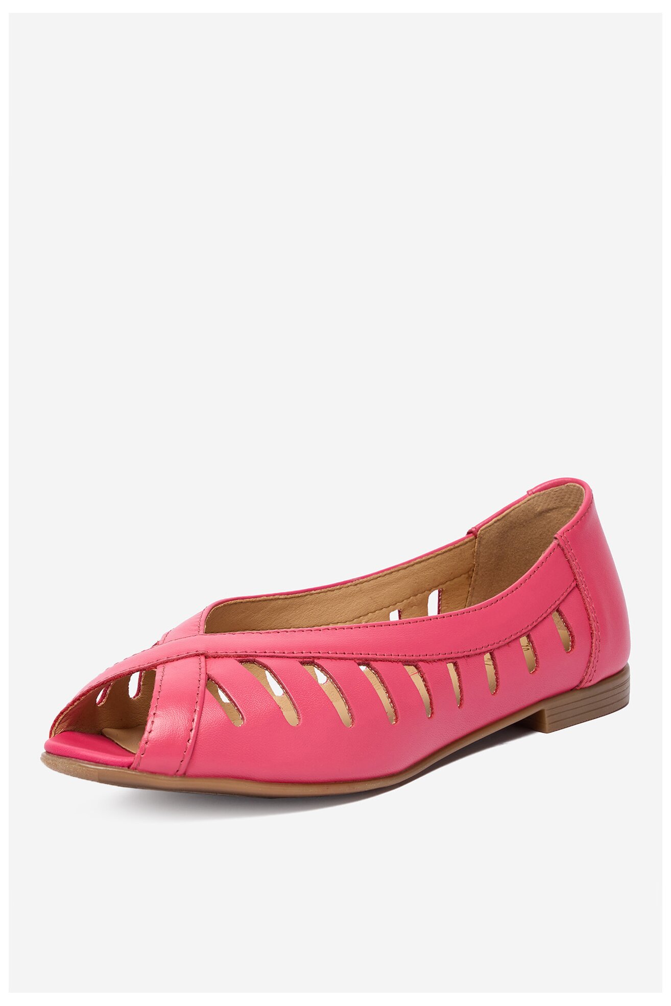 Baleriny Lasocki CEO-RST-ERICA-66 Różowy ciemny