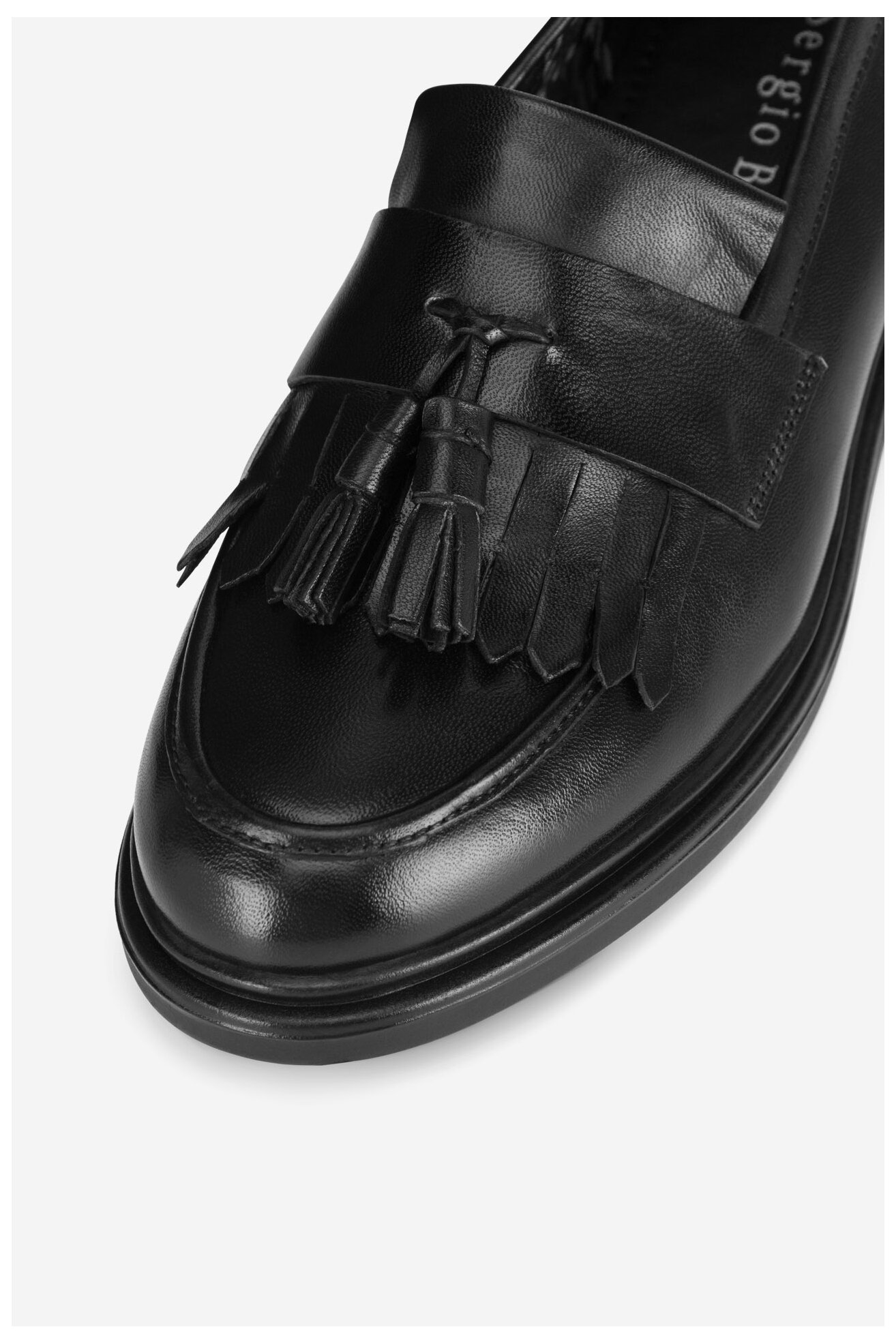 Mokasíny Sergio Bardi WI34-GALA-01SB ČERNÁ