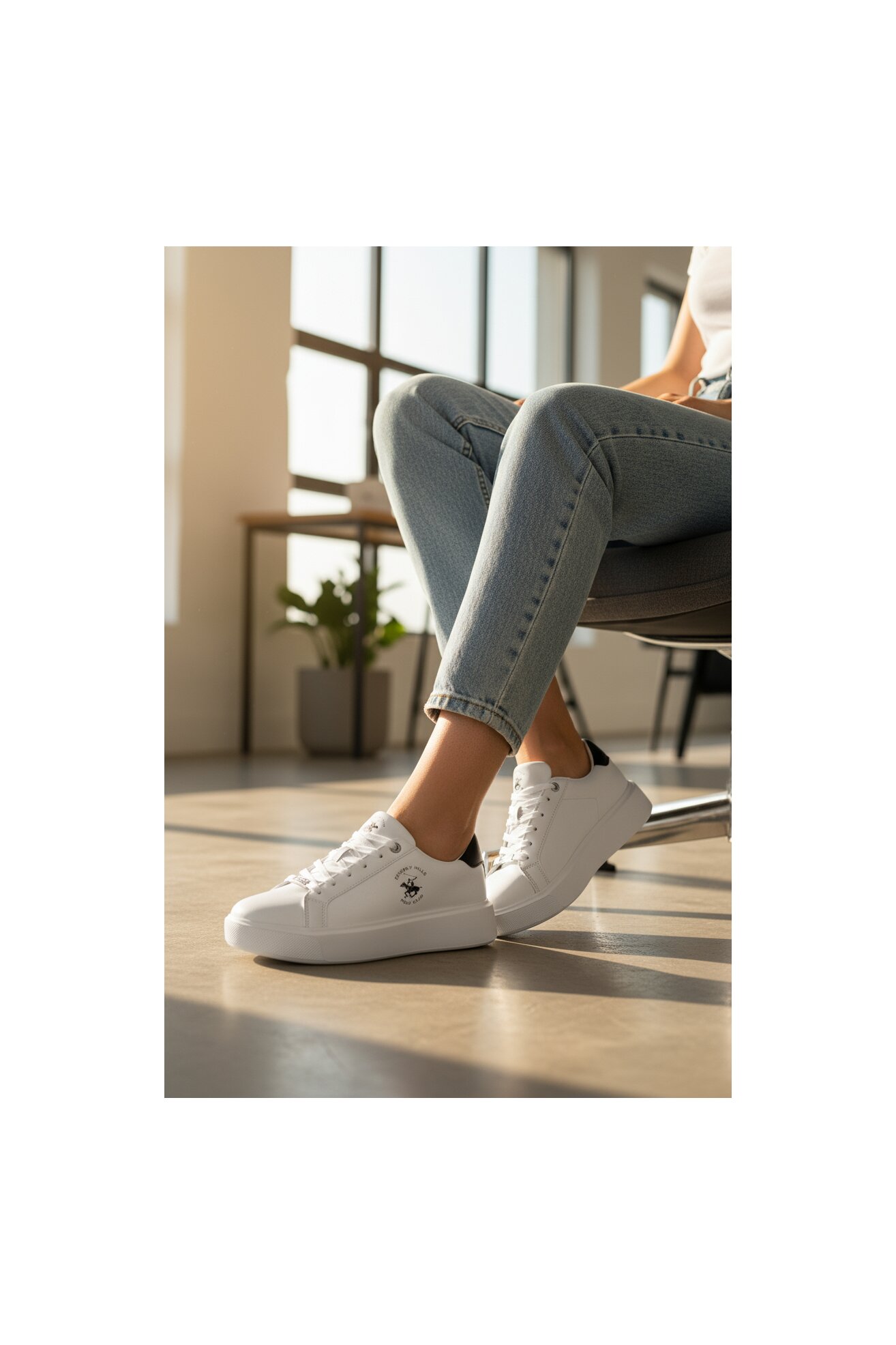 Сникърси Beverly Hills Polo Club CEO-V12-712 БЯЛ