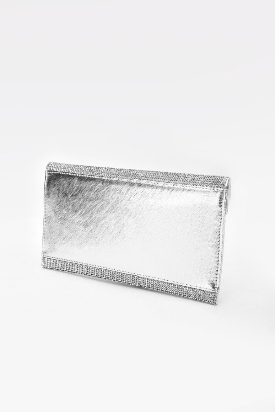 
                DeeZee - Torebka metaliczna srebrna - 5903698172651