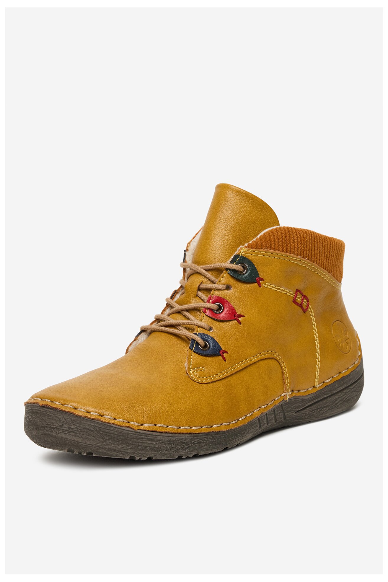 Bocanci Rieker 52544-68 GALBEN