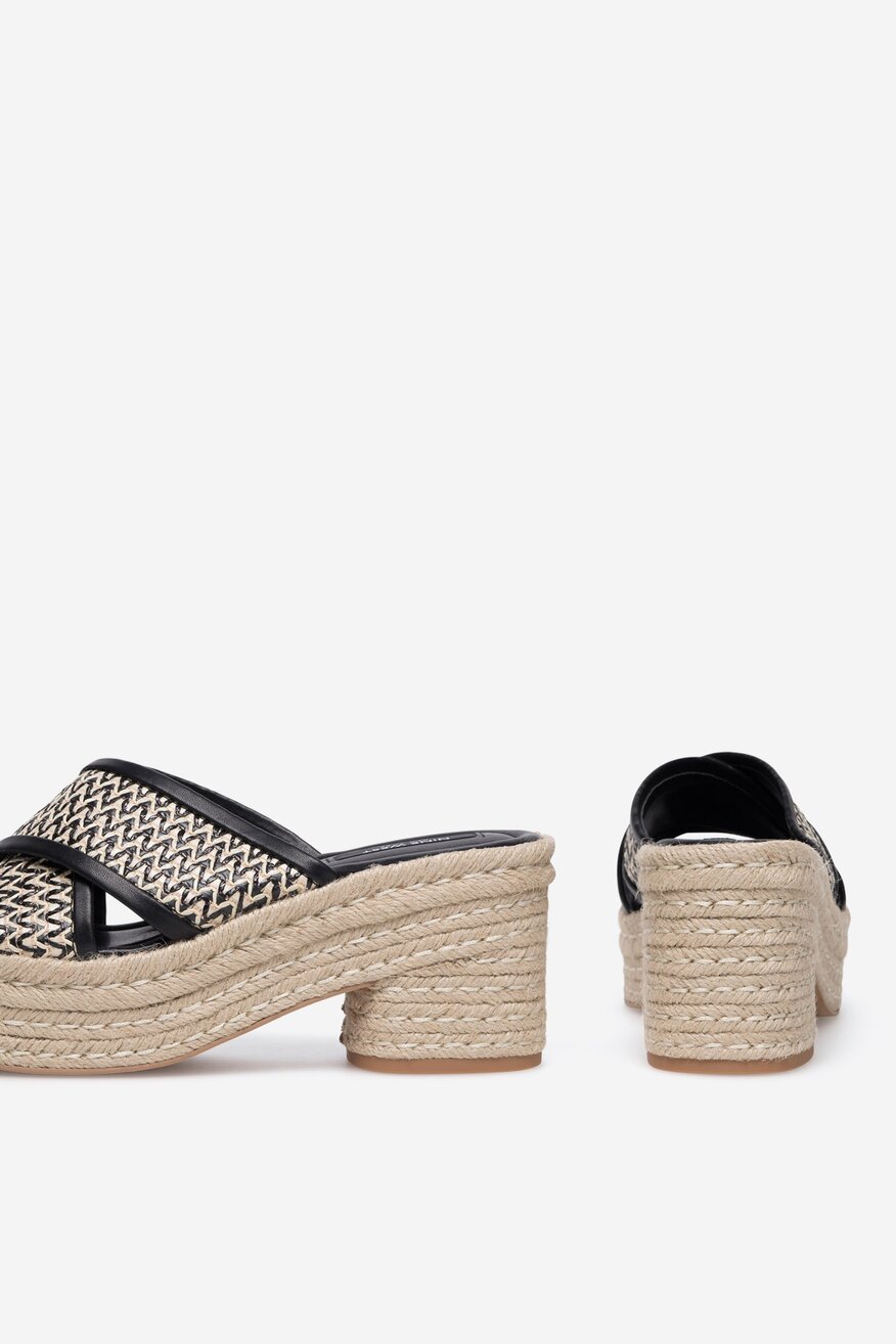 Pantofle NINE WEST ČERNÁ - 5905588563587