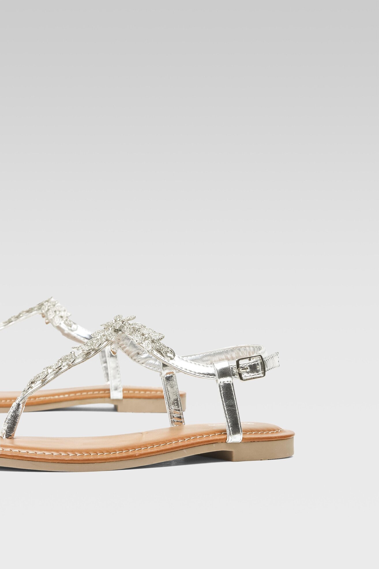 Sandały Bassano WS041001-03 Srebrny