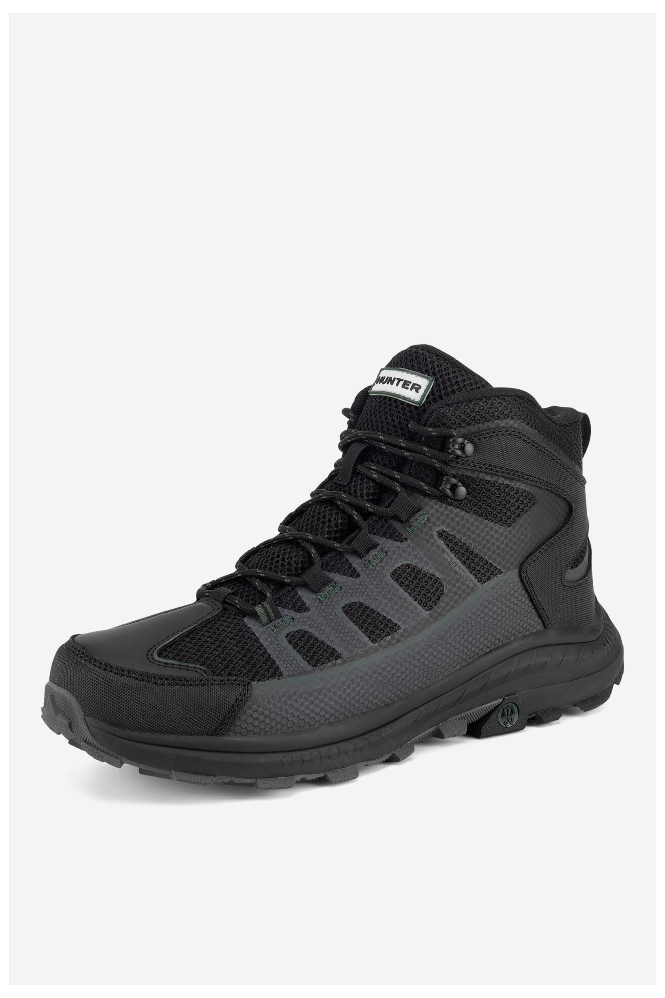 Túracipő HUNTER PEAK RT MID WP FEKETE