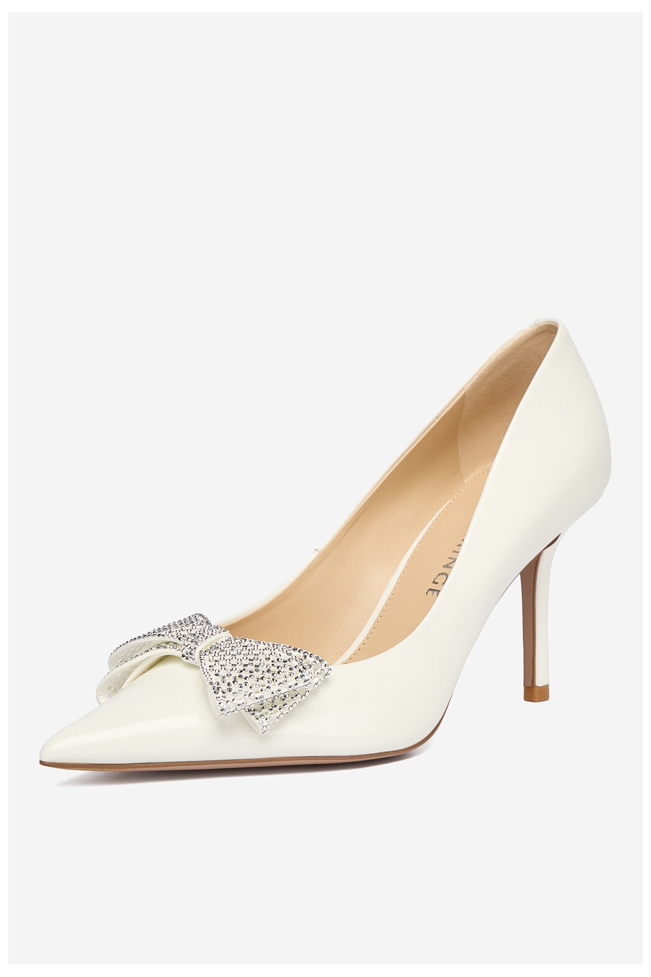 Czółenka EVA MINGE ANEMONE-V1892-116-2 Biały