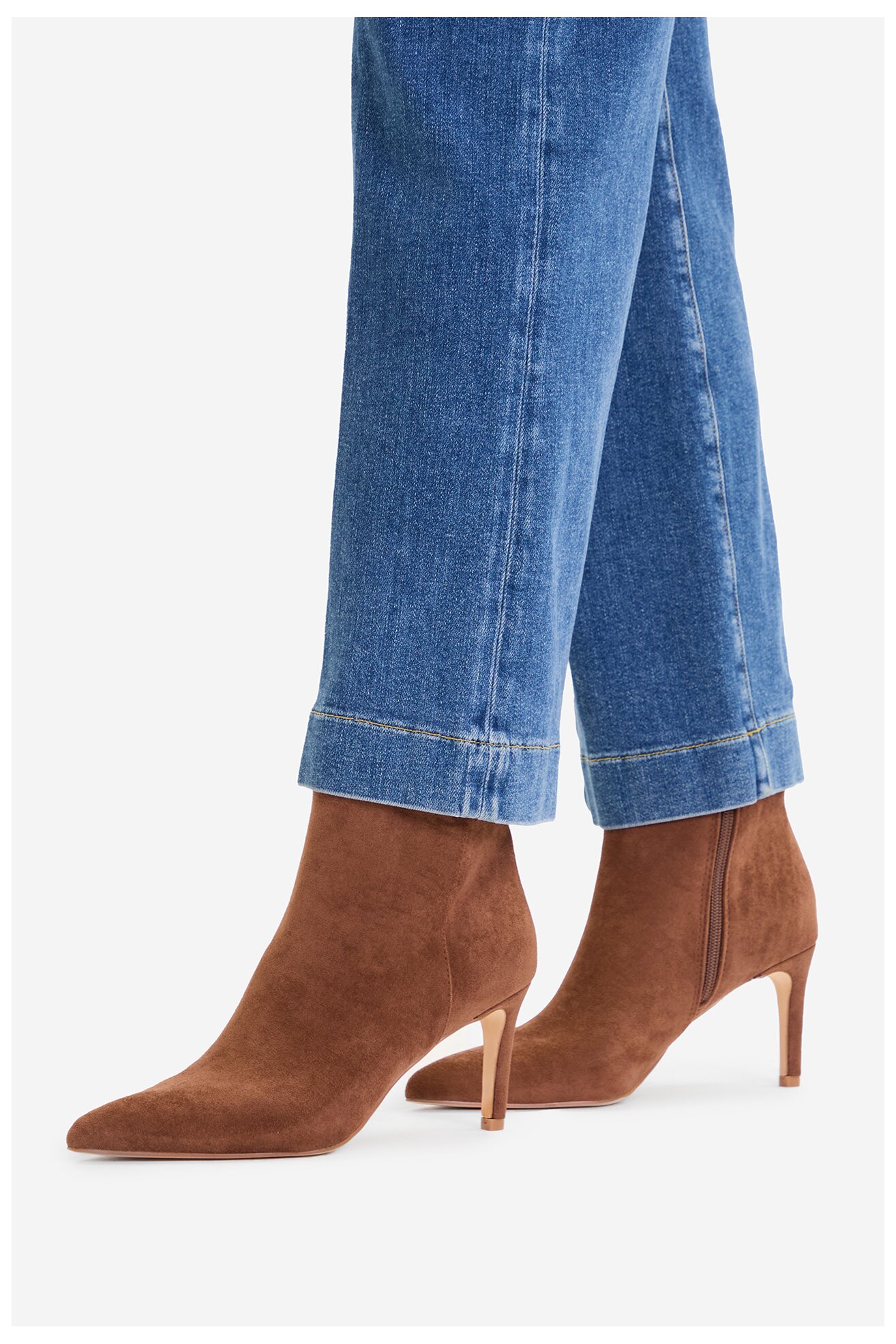 Kotníková obuv Jenny CEO-R25AW09002-B HNĚDÁ