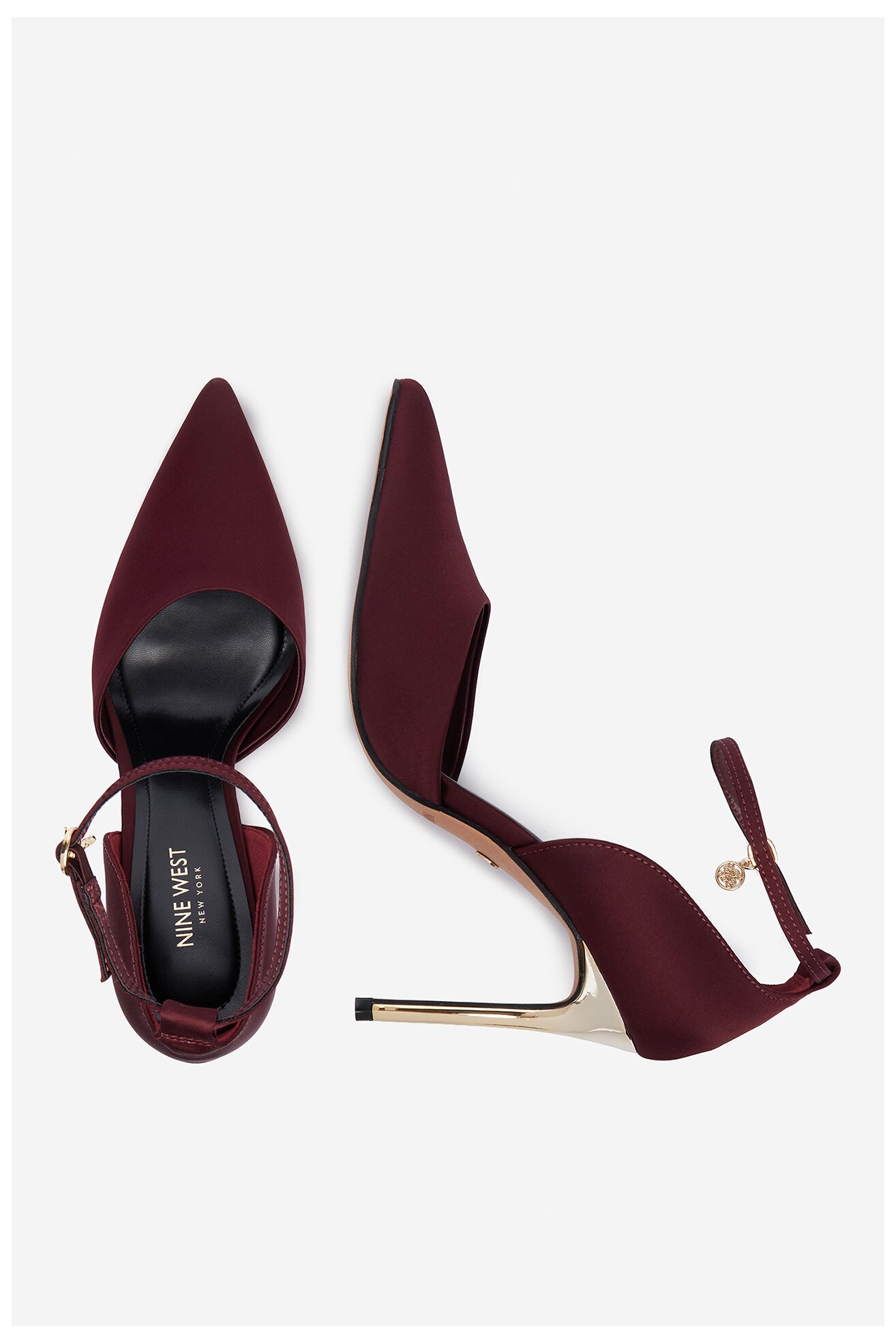 Туфлі-Човники NINE WEST CEO-CWBFS255 СВІТЛО-БОРДОВИЙ