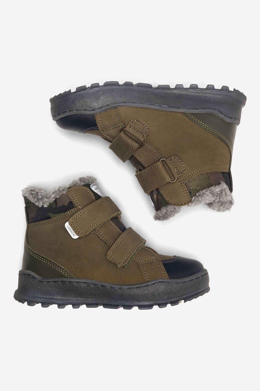Lasocki Kids - Trzewiki skórzane ocieplane - 5904862933177