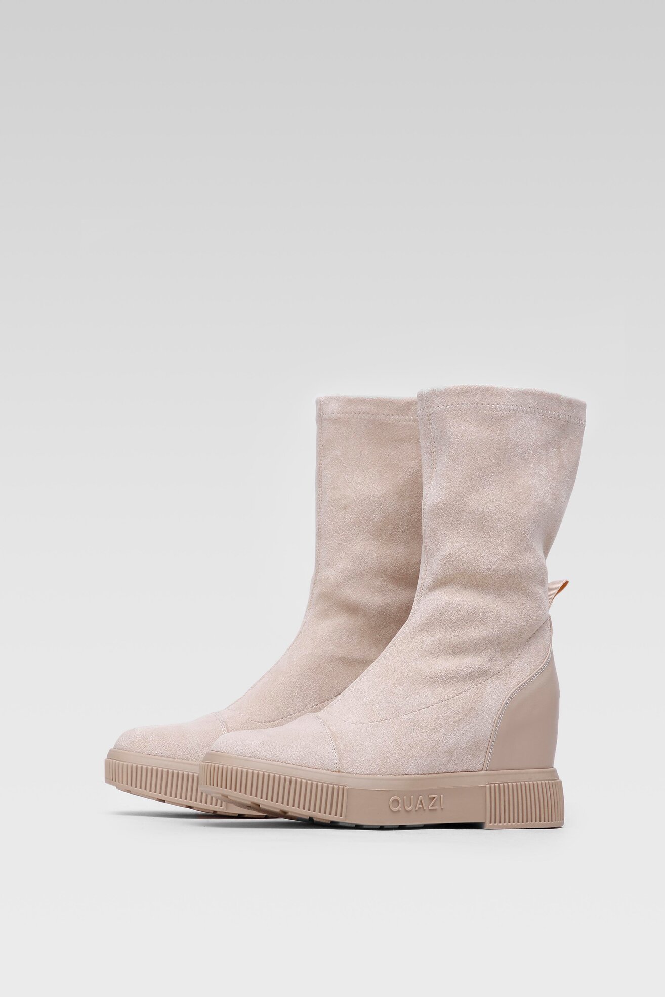 Botki Quazi NATTALIE-01 Beżowy