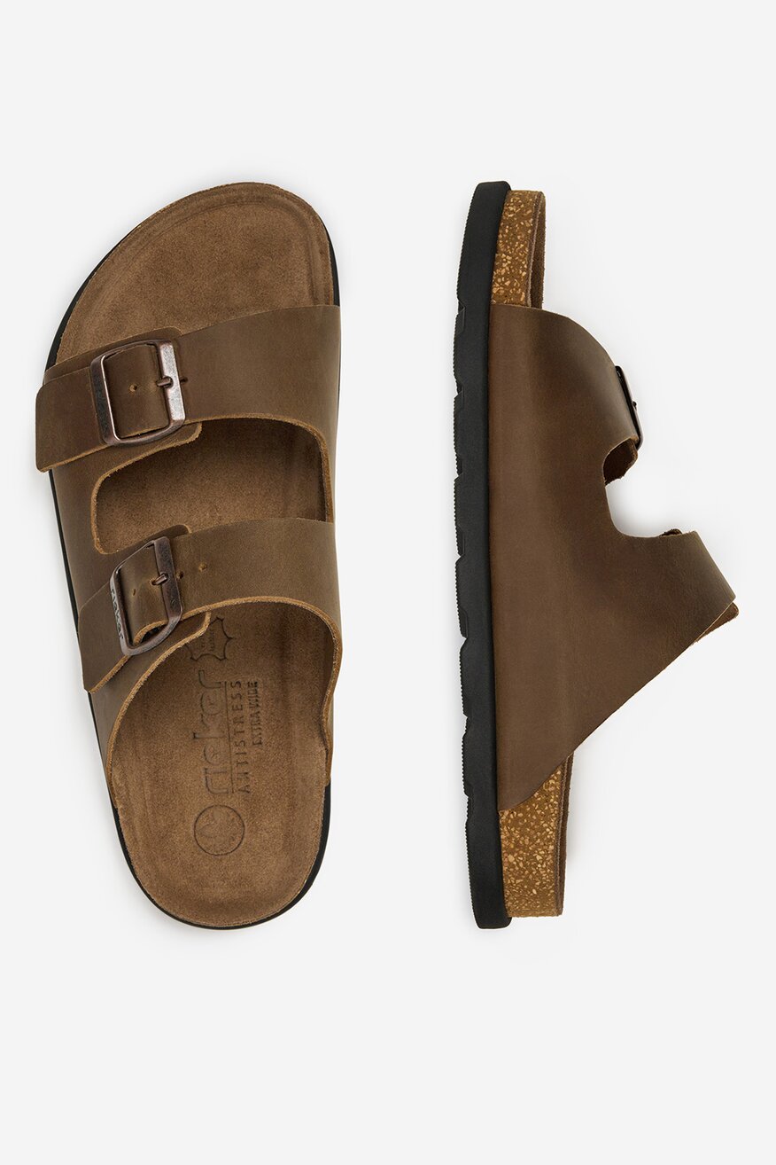 Джапанки Rieker ТЪМНОБЕЖОВ - 5906751768587