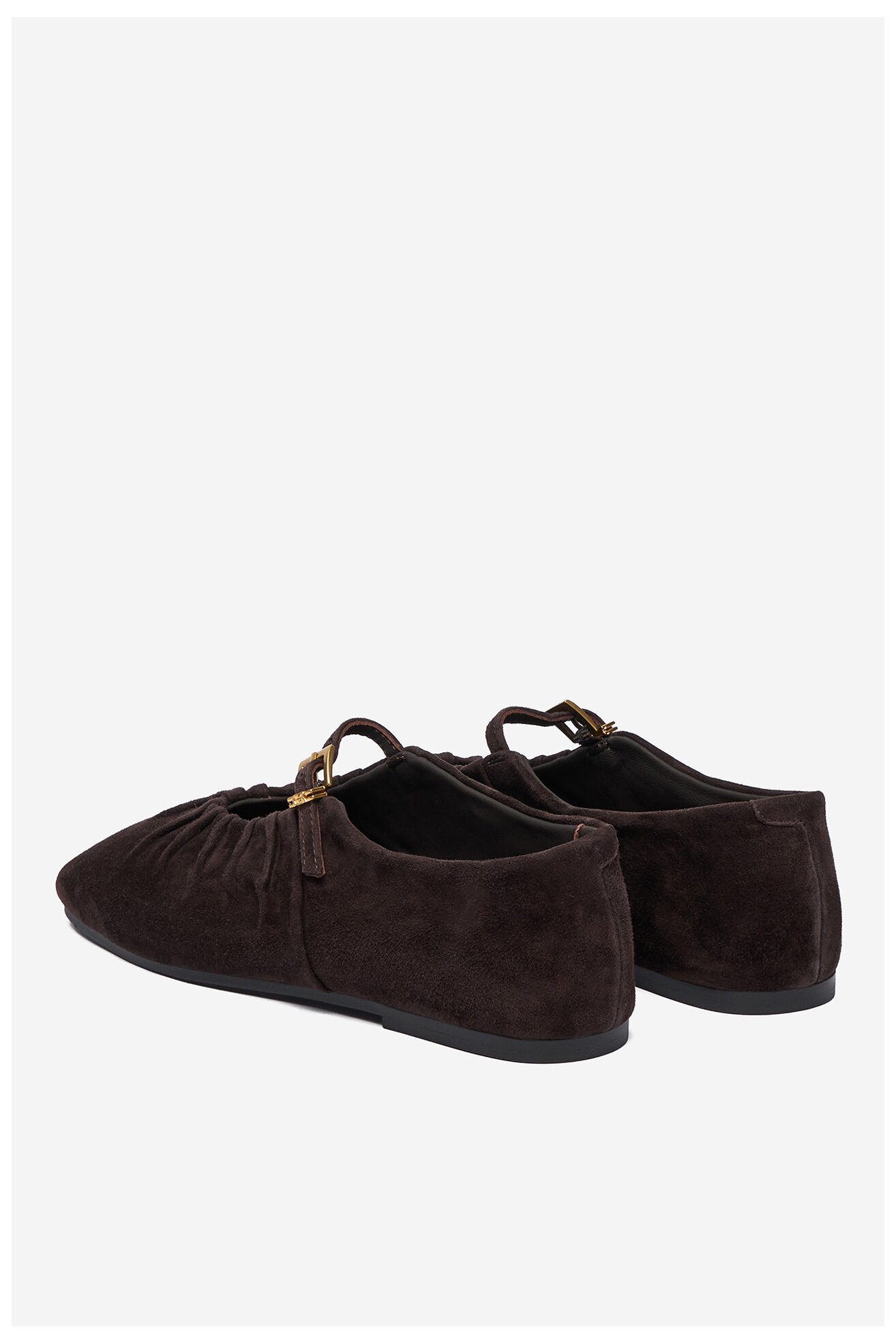 Baleriny Gino Rossi CEO-ADI-LT959S-Y2 Brązowy ciemny